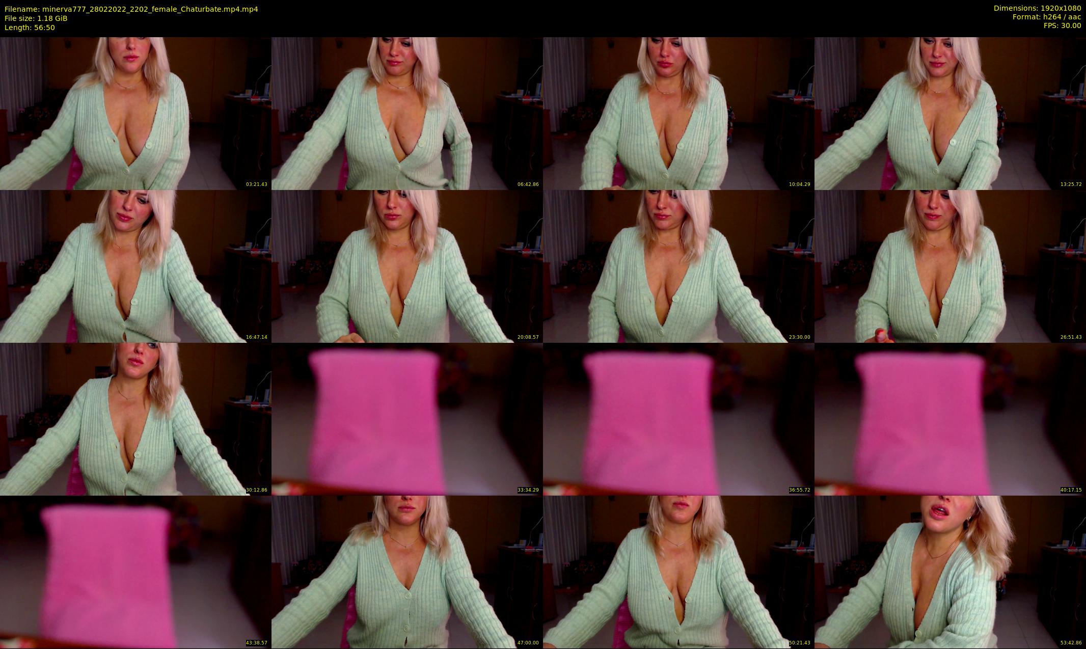 minerva777 — 57 minute Chaturbate female cam show recording, 1080p, Feb 28, 2022
