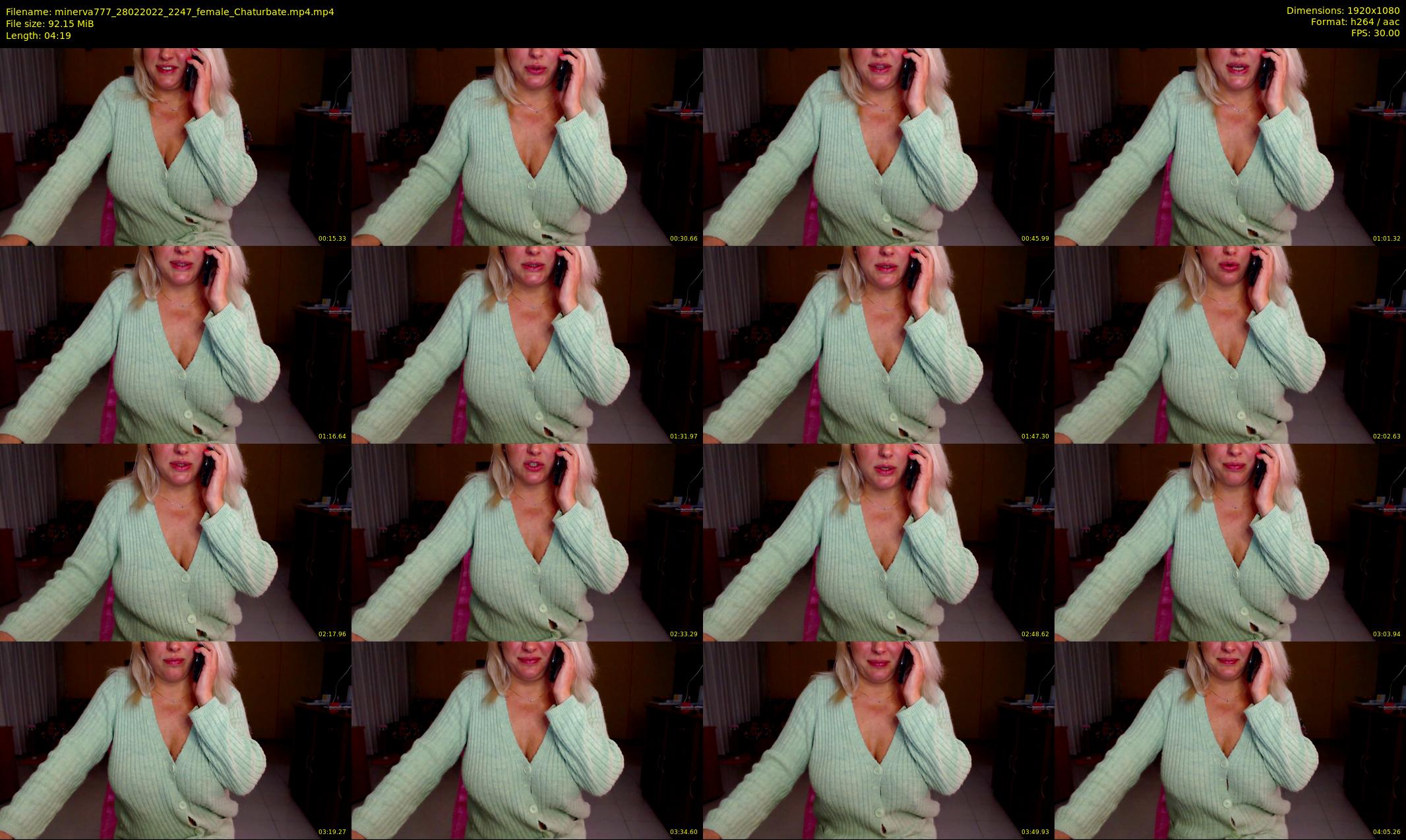 minerva777 — 5 minute Chaturbate female cam show recording, 1080p, Feb 28, 2022
