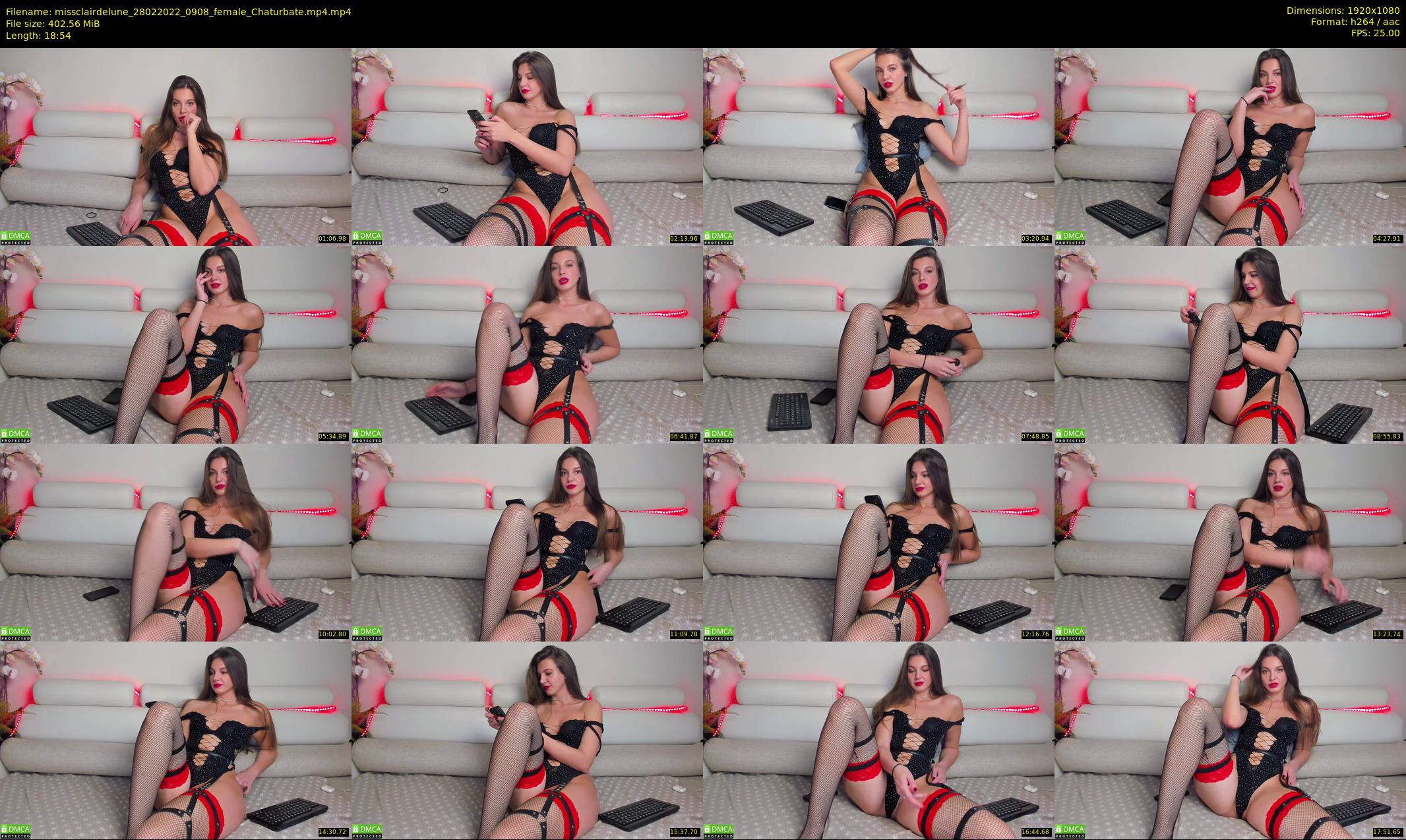 missclairdelune — 19 minute Chaturbate female cam show recording, 1080p, Feb 28, 2022