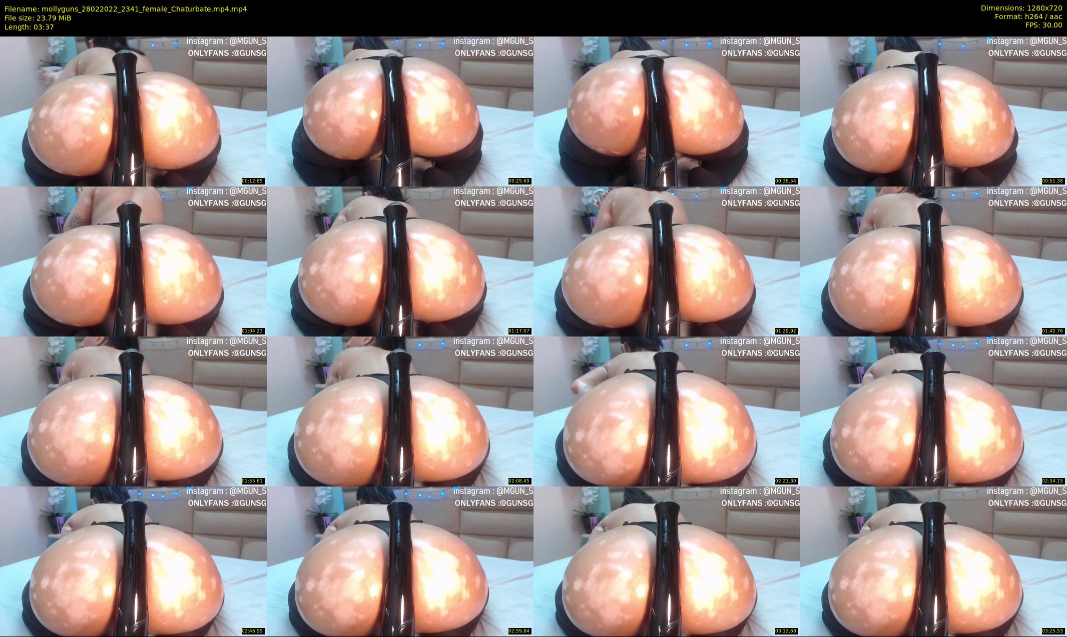 mollyguns — 4 minute Chaturbate female cam show recording, 720p, Feb 28, 2022