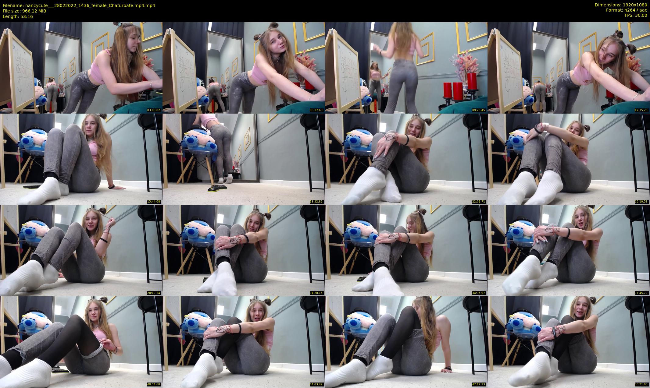 nancycute__ — 54 minute Chaturbate female cam show recording, 1080p, Feb 28, 2022
