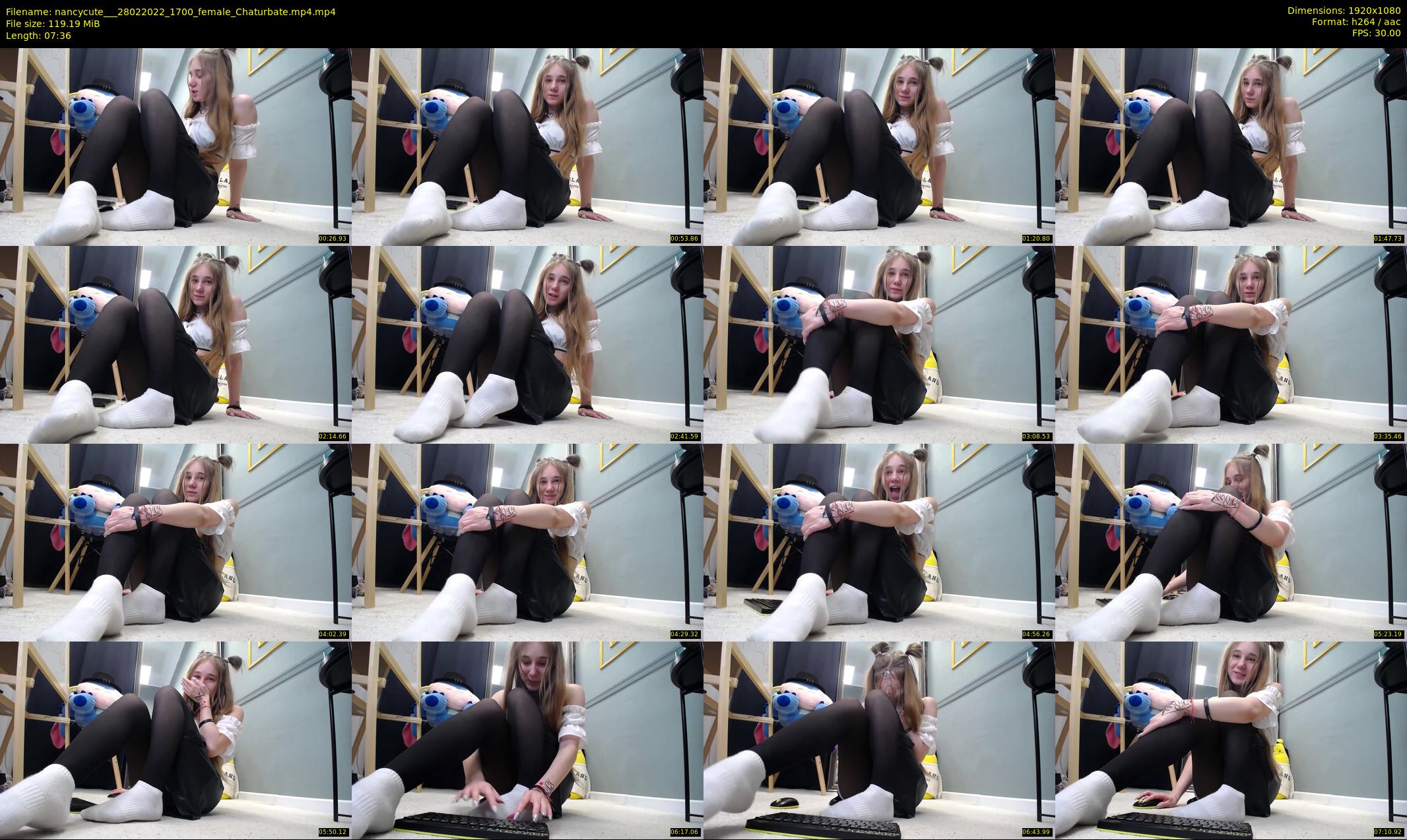 nancycute__ — 8 minute Chaturbate female cam show recording, 1080p, Feb 28, 2022