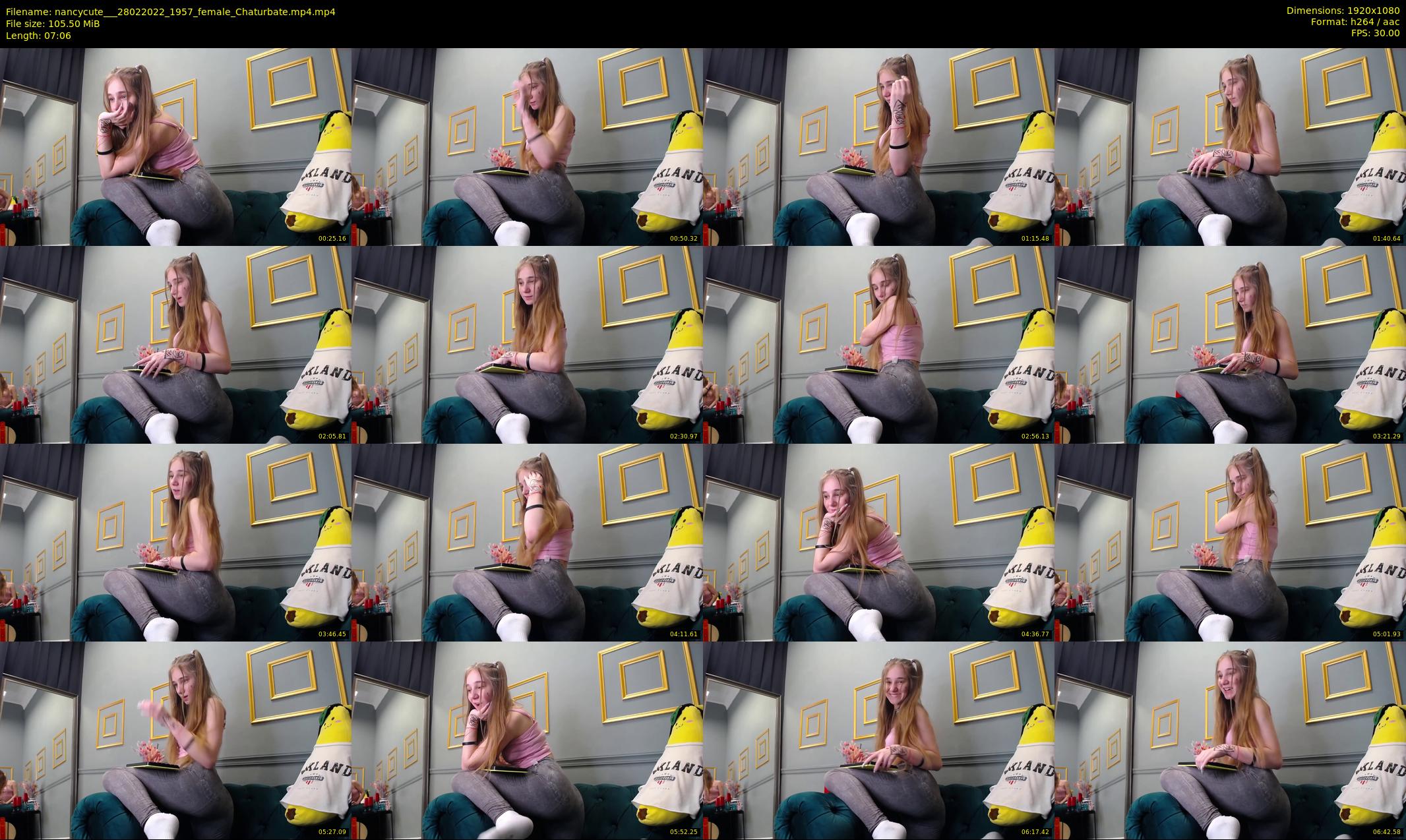 nancycute__ — 8 minute Chaturbate female cam show recording, 1080p, Feb 28, 2022