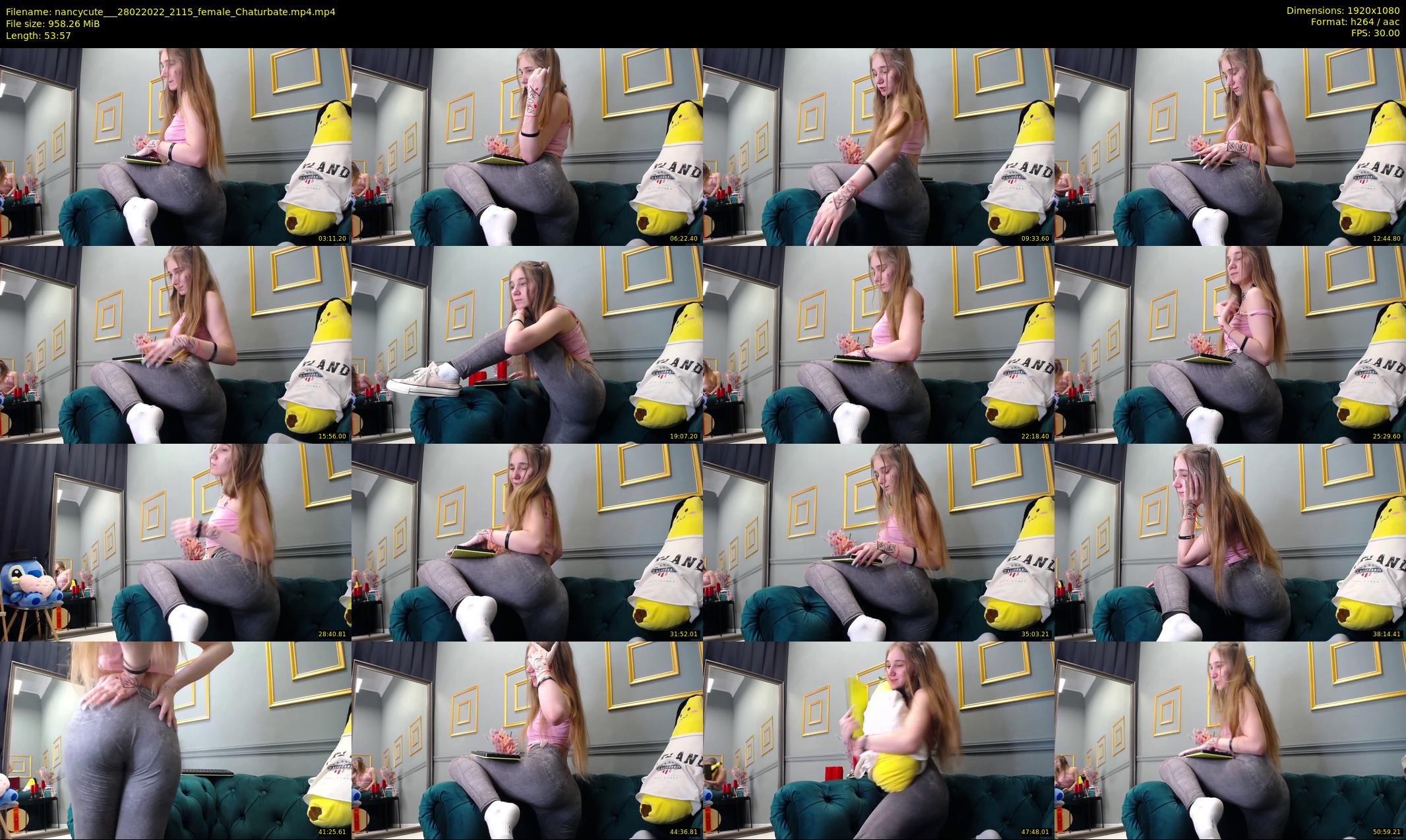 nancycute__ — 54 minute Chaturbate female cam show recording, 1080p, Feb 28, 2022
