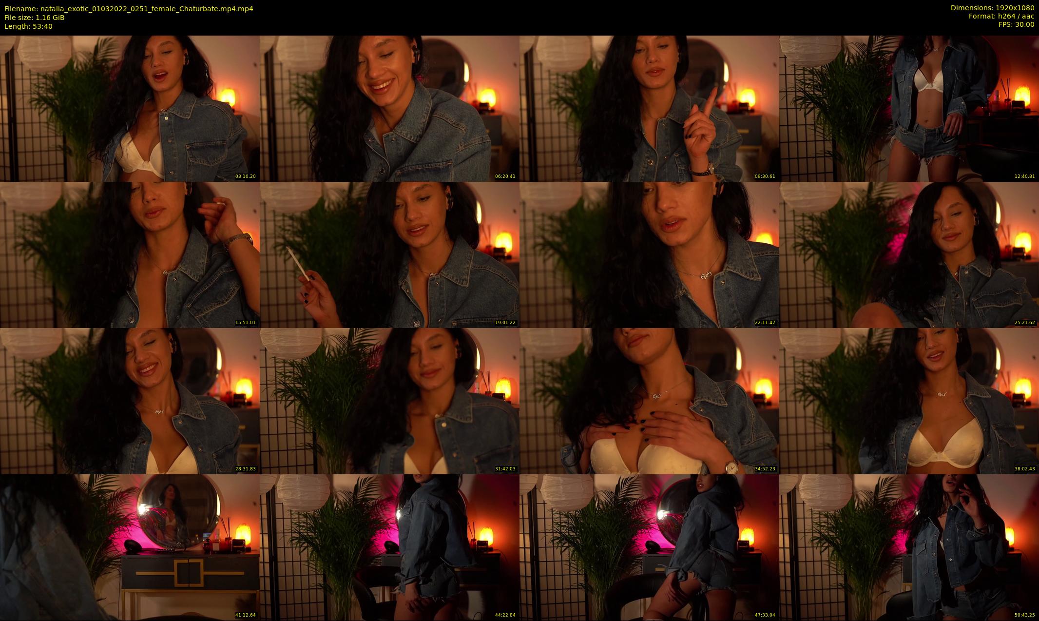 natalia_exotic — 54 minute Chaturbate female cam show recording, 1080p, Mar 1, 2022
