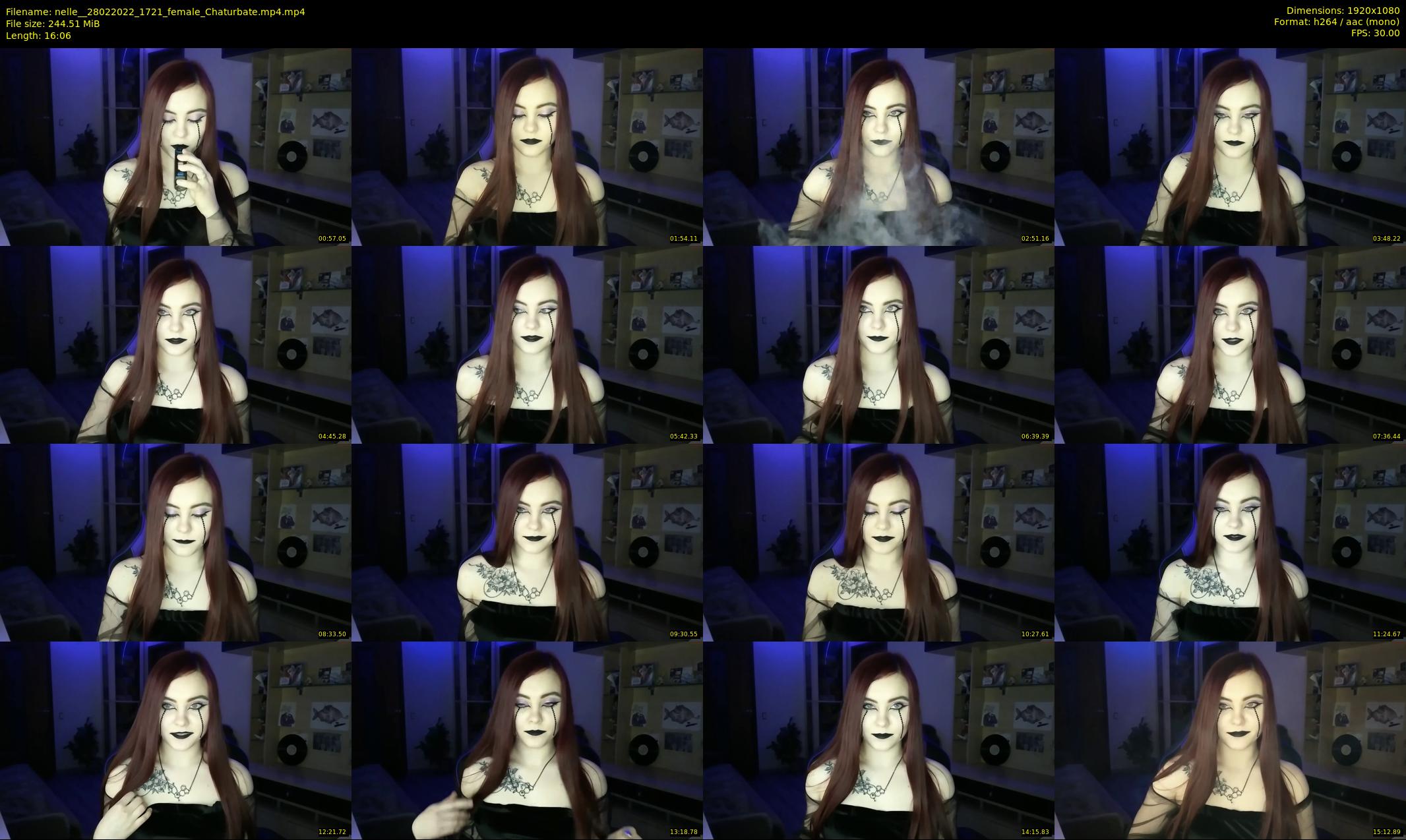 nelle_ — 17 minute Chaturbate female cam show recording, 1080p, Feb 28, 2022