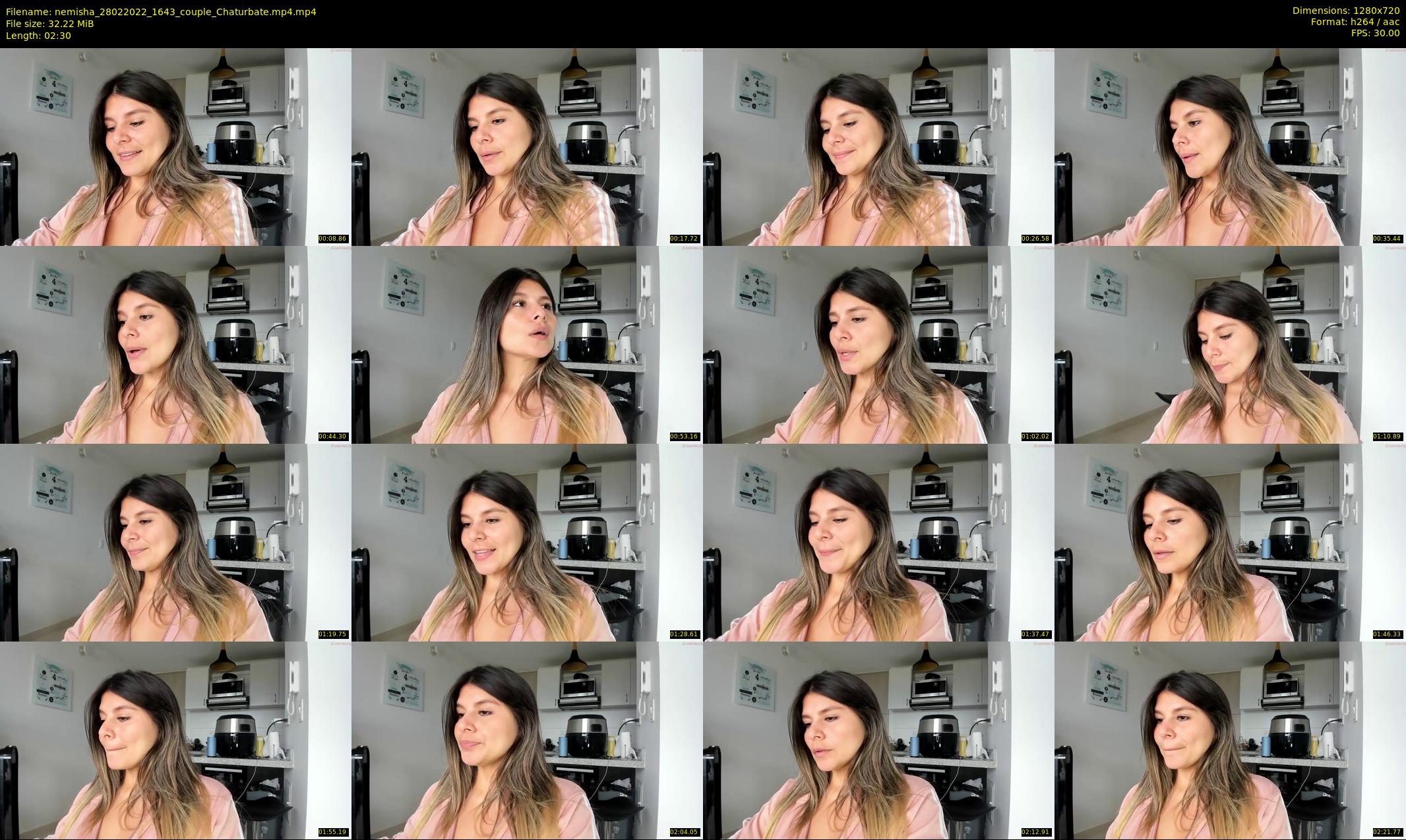 nemisha — 3 minute Chaturbate female cam show recording, 720p, Feb 28, 2022