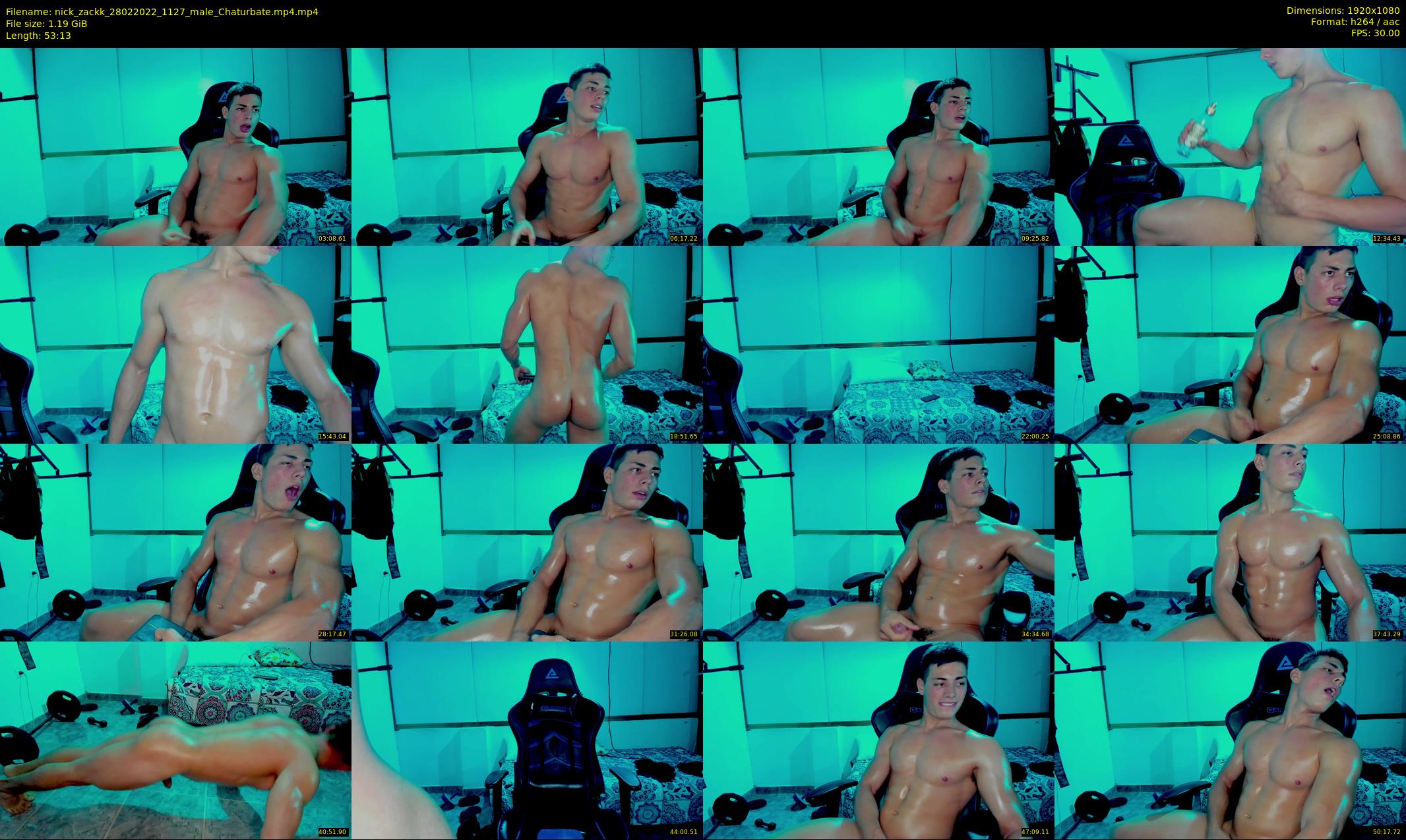 nick_zackk — 54 minute Chaturbate male cam show recording, 1080p, Feb 28, 2022