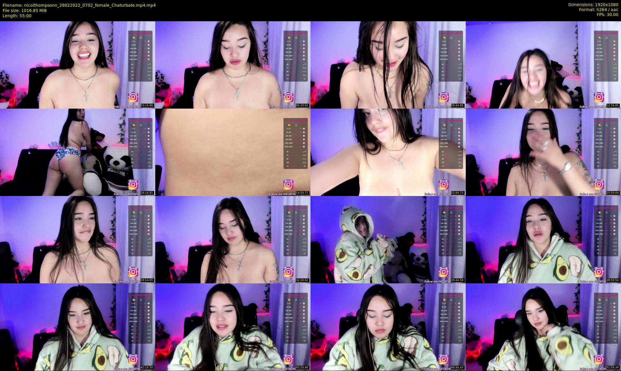 nicolthompsonn — 55 minute Chaturbate female cam show recording, 1080p, Feb 28, 2022