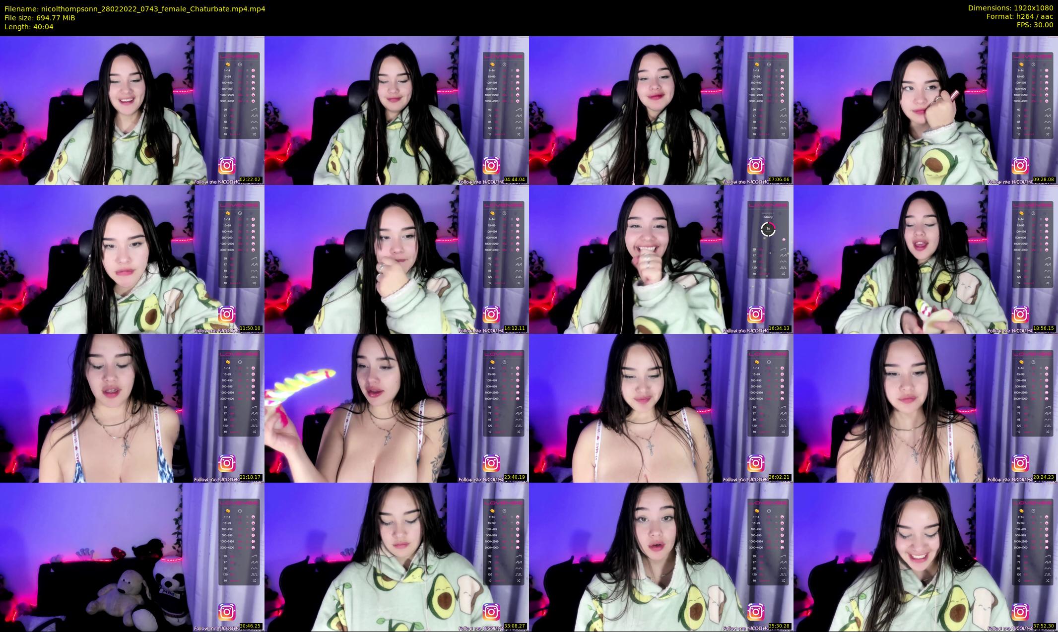 nicolthompsonn — 41 minute Chaturbate female cam show recording, 1080p, Feb 28, 2022