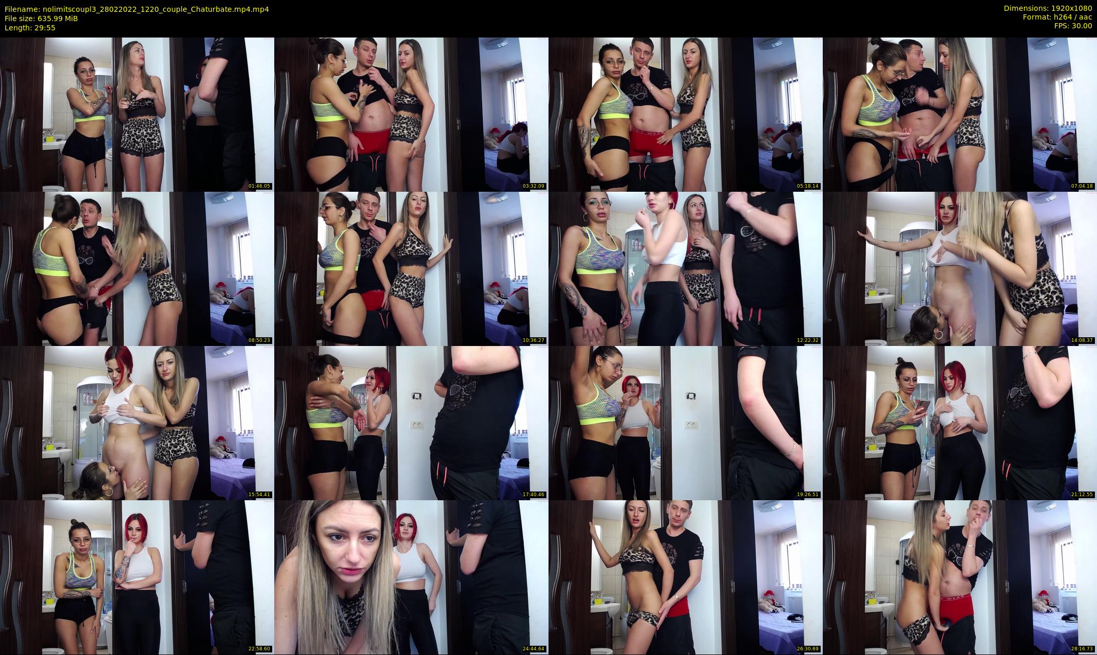 nolimitscoupl3 — 30 minute Chaturbate couple cam show recording, 1080p, Feb 28, 2022