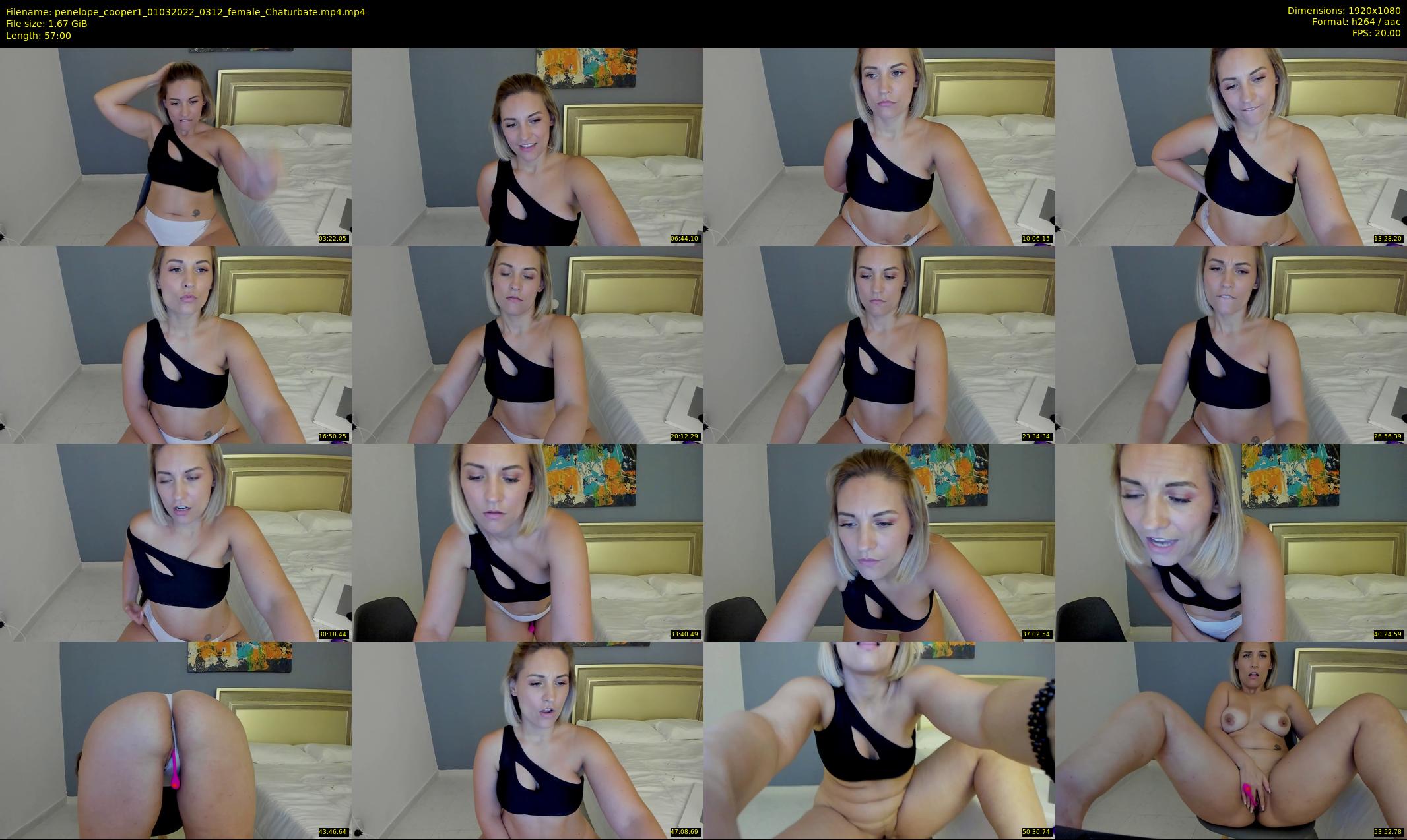 penelope_cooper1 — 57 minute Chaturbate female cam show recording, 1080p, Mar 1, 2022