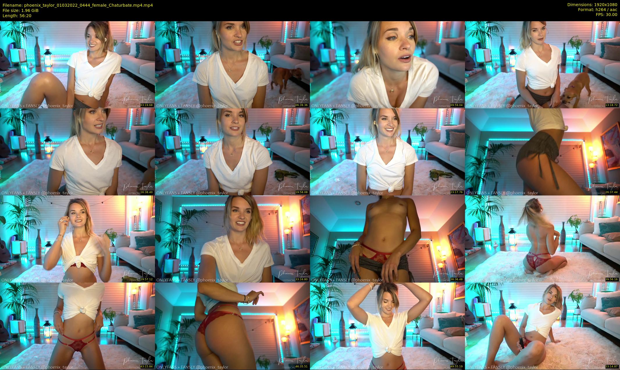 phoenix_taylor — 57 minute Chaturbate female cam show recording, 1080p, Mar 1, 2022
