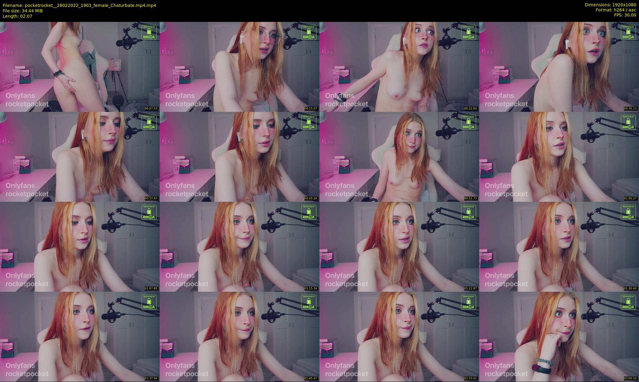pocketrocket_ — 3 minute Chaturbate female cam show recording, 1080p, Feb 28, 2022