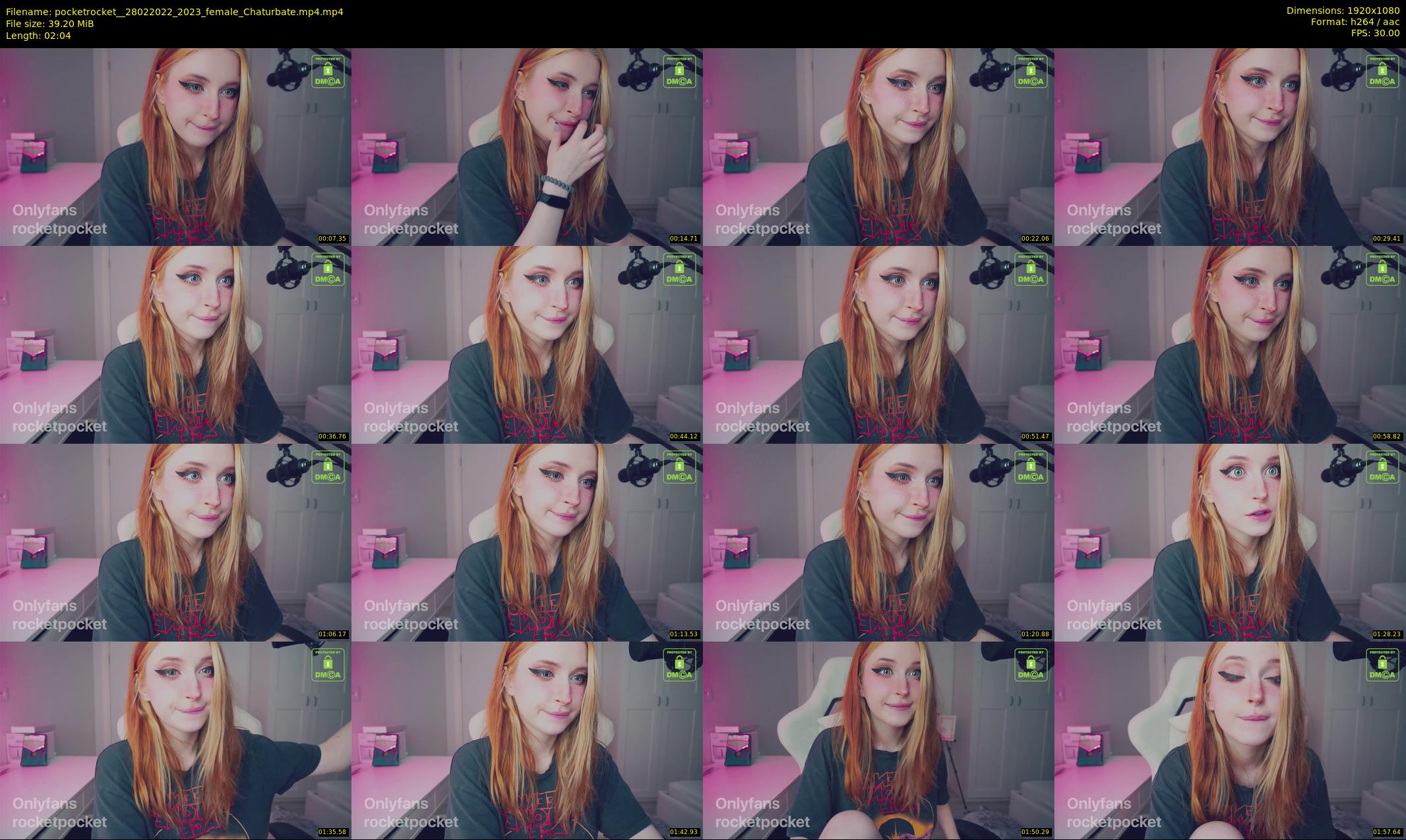 pocketrocket_ — 3 minute Chaturbate female cam show recording, 1080p, Feb 28, 2022