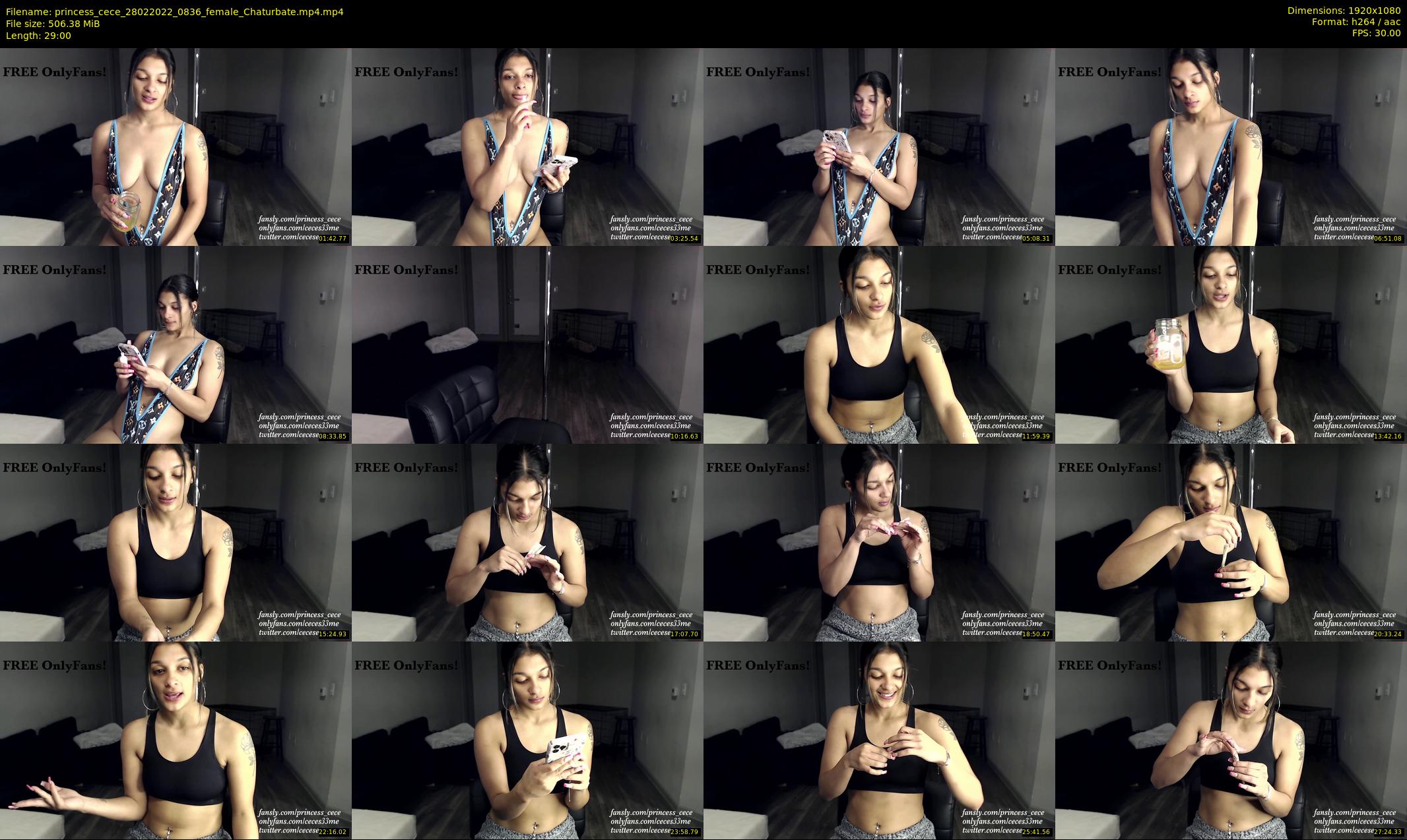princess_cece — 29 minute Chaturbate female cam show recording, 1080p, Feb 28, 2022