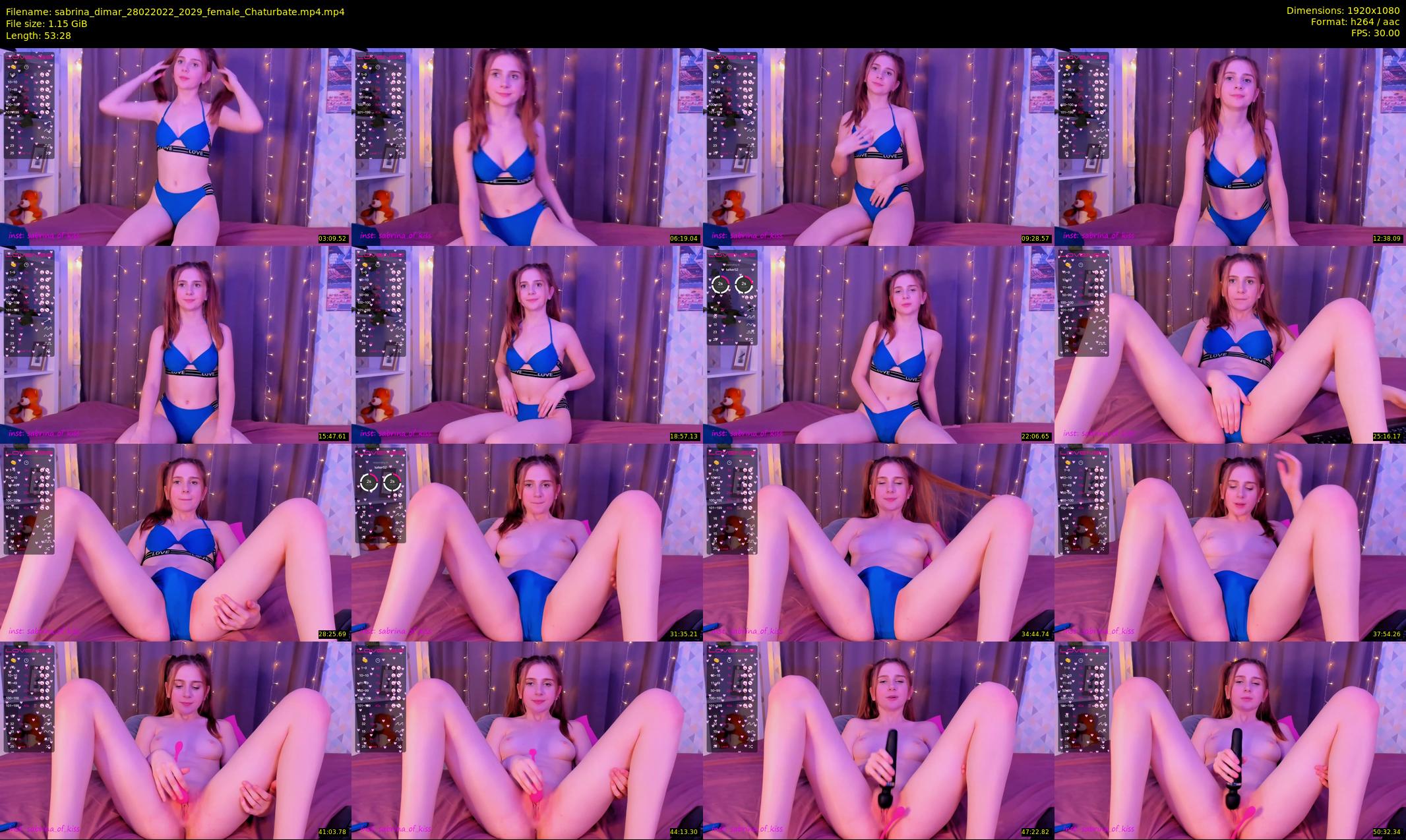 sabrina_dimar — 54 minute Chaturbate female cam show recording, 1080p, Feb 28, 2022