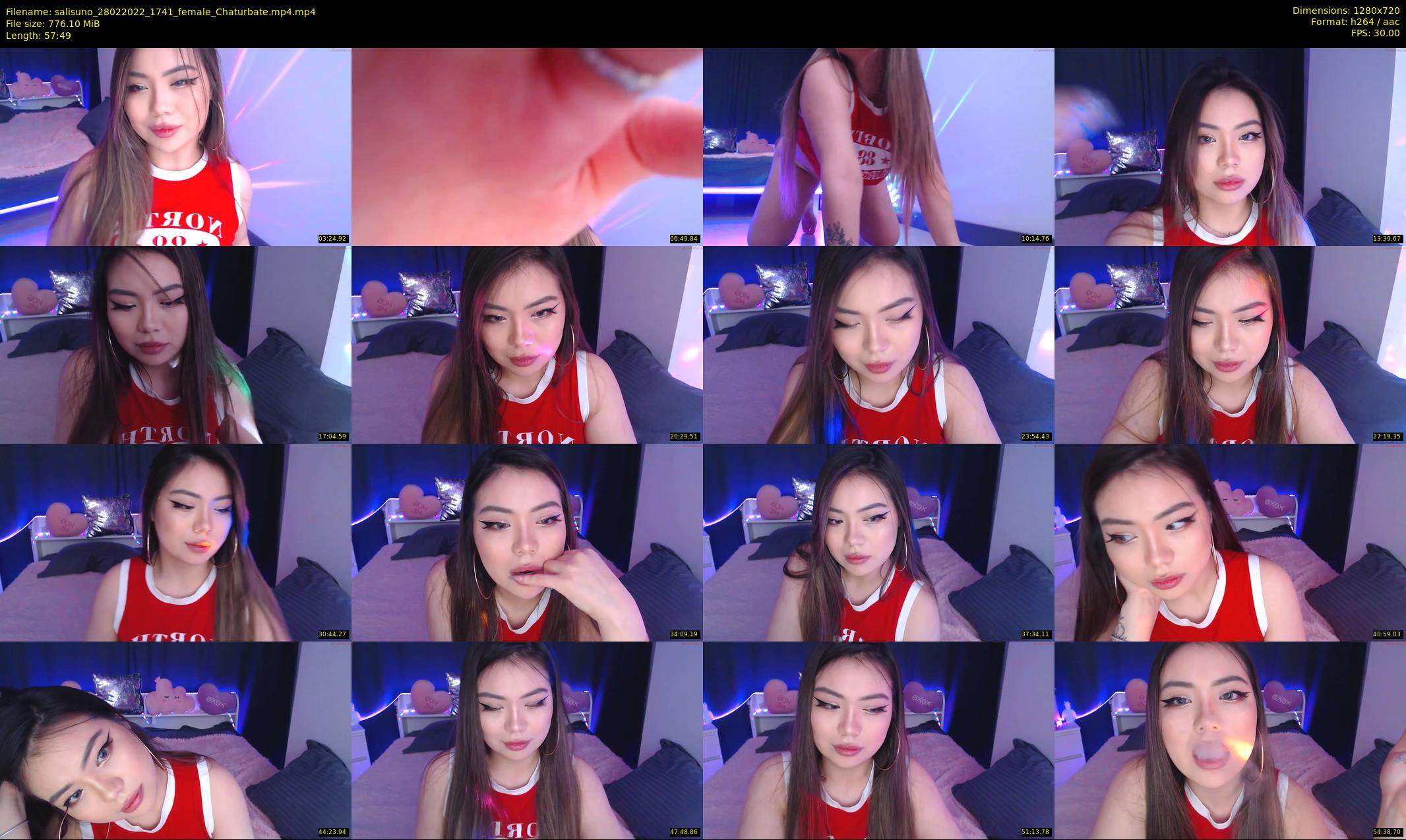 salisuno — 58 minute Chaturbate female cam show recording, 720p, Feb 28, 2022