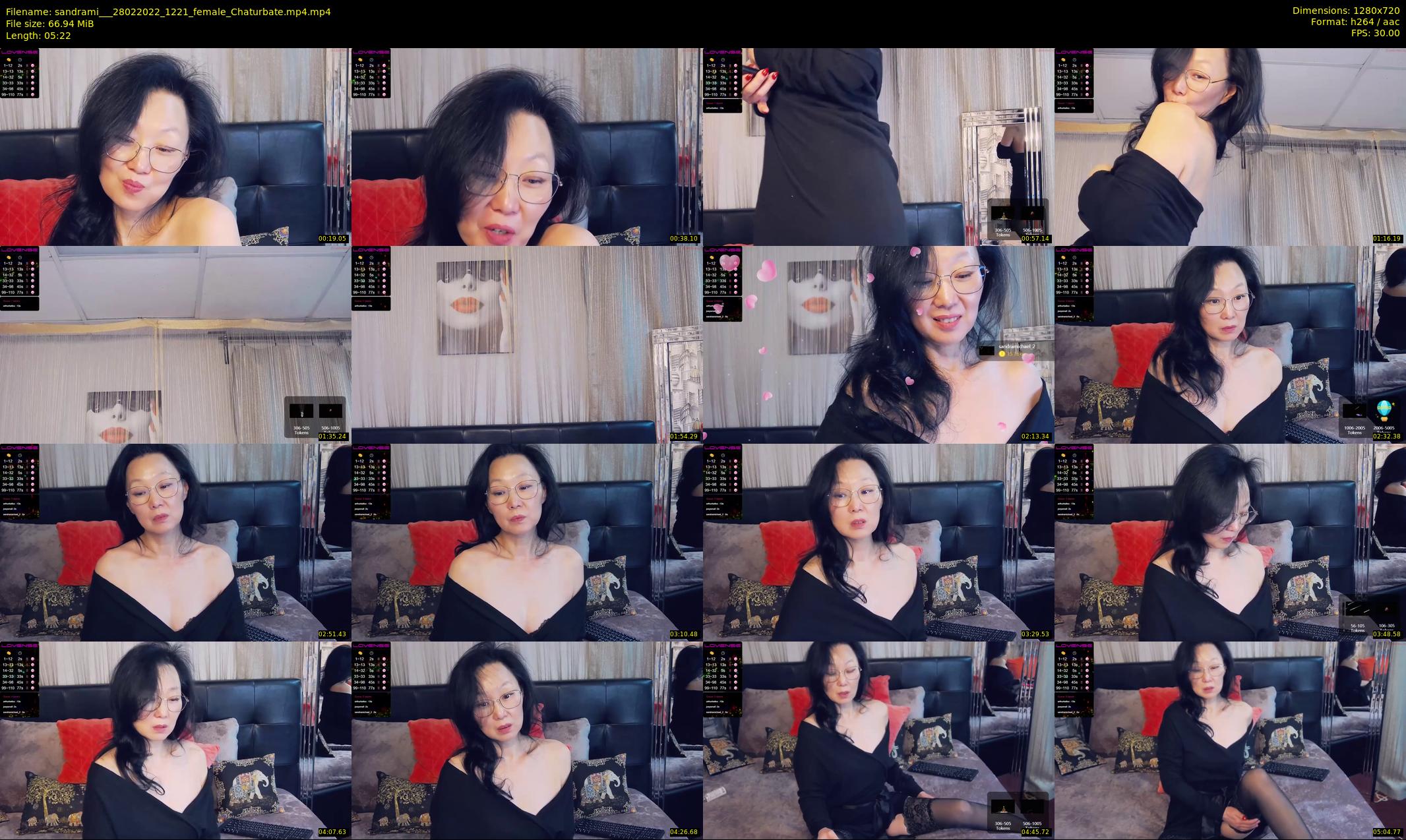 sandrami__ — 6 minute Chaturbate female cam show recording, 720p, Feb 28, 2022