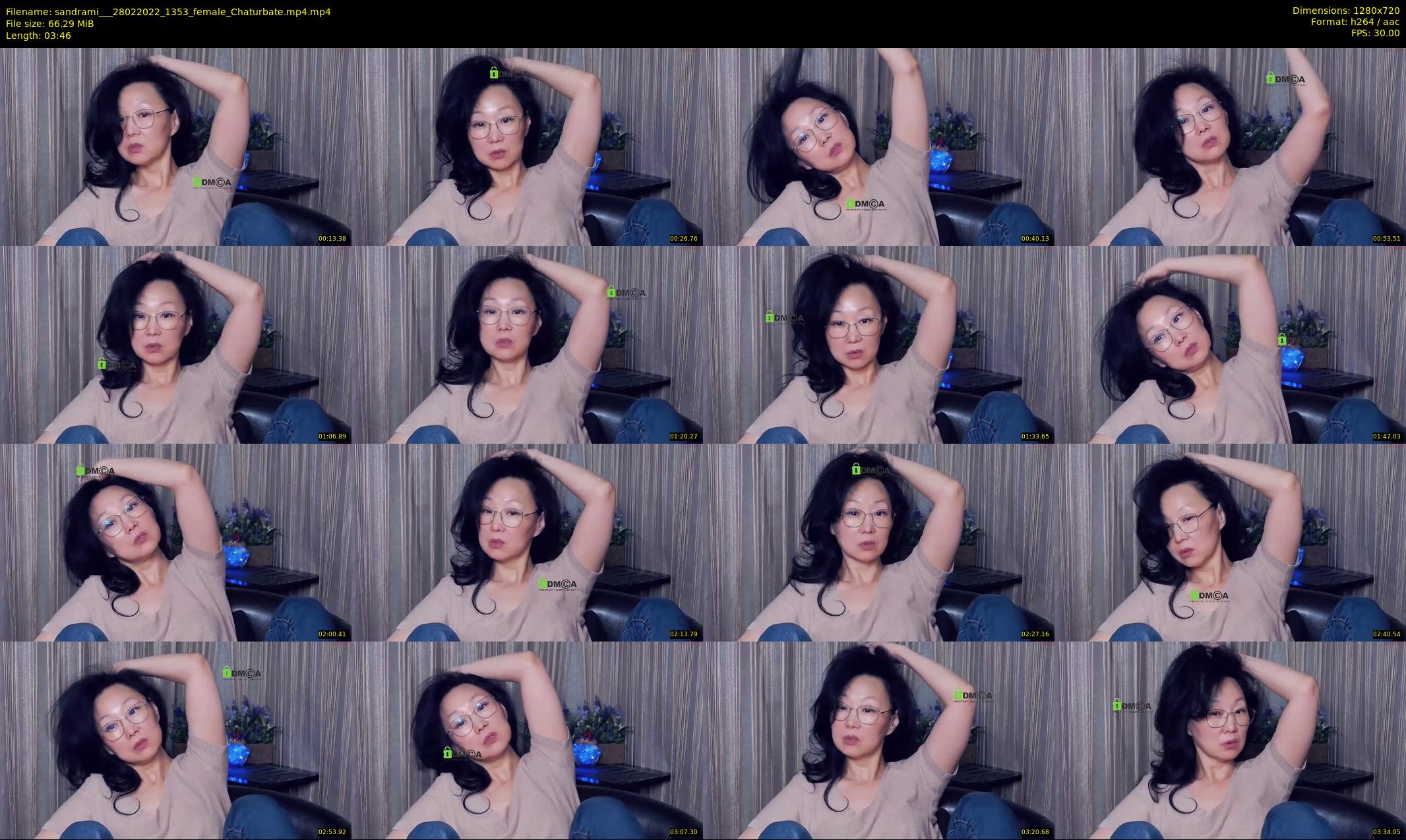 sandrami__ — 4 minute Chaturbate female cam show recording, 720p, Feb 28, 2022