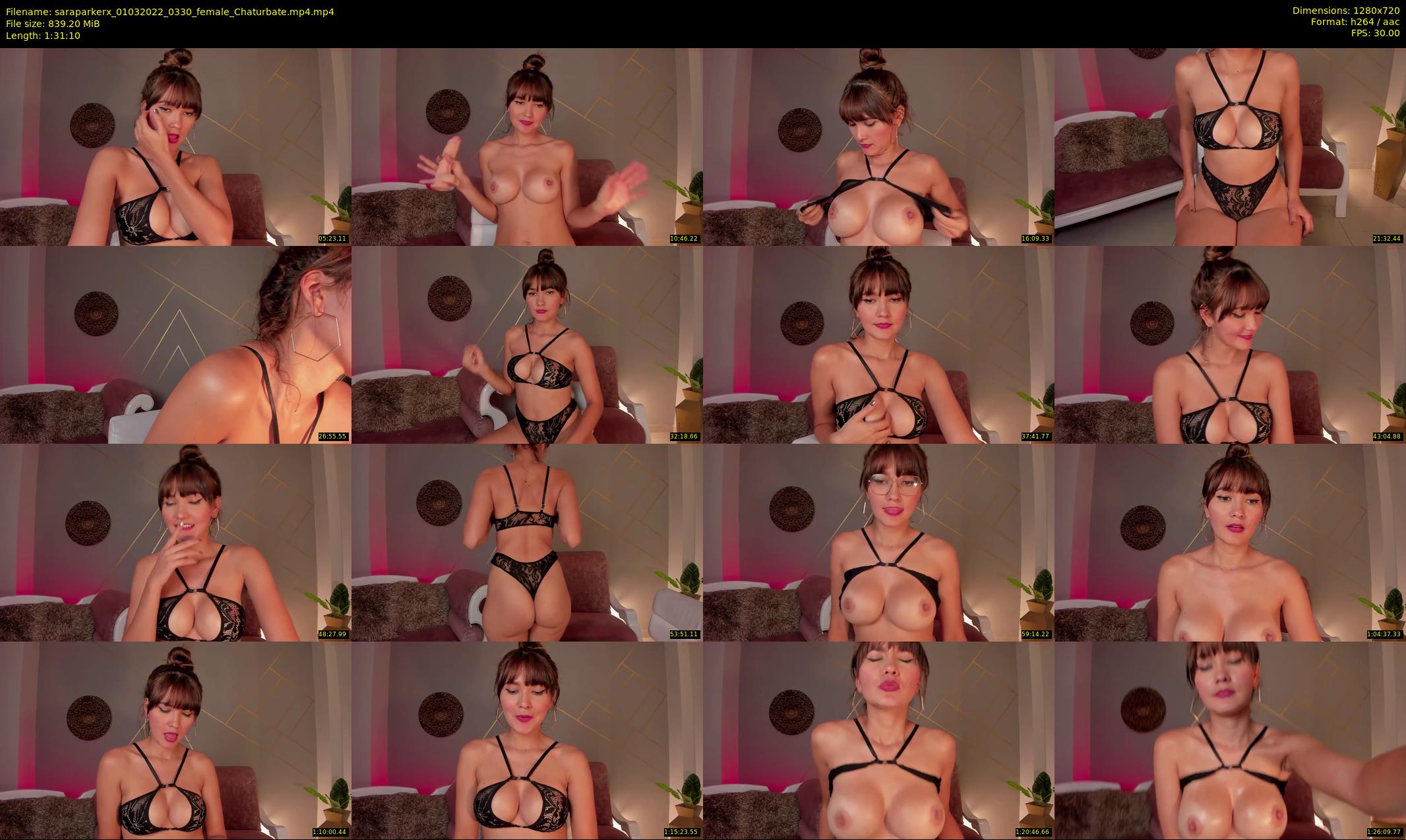 saraparkerx — 92 minute Chaturbate female cam show recording, 720p, Mar 1, 2022