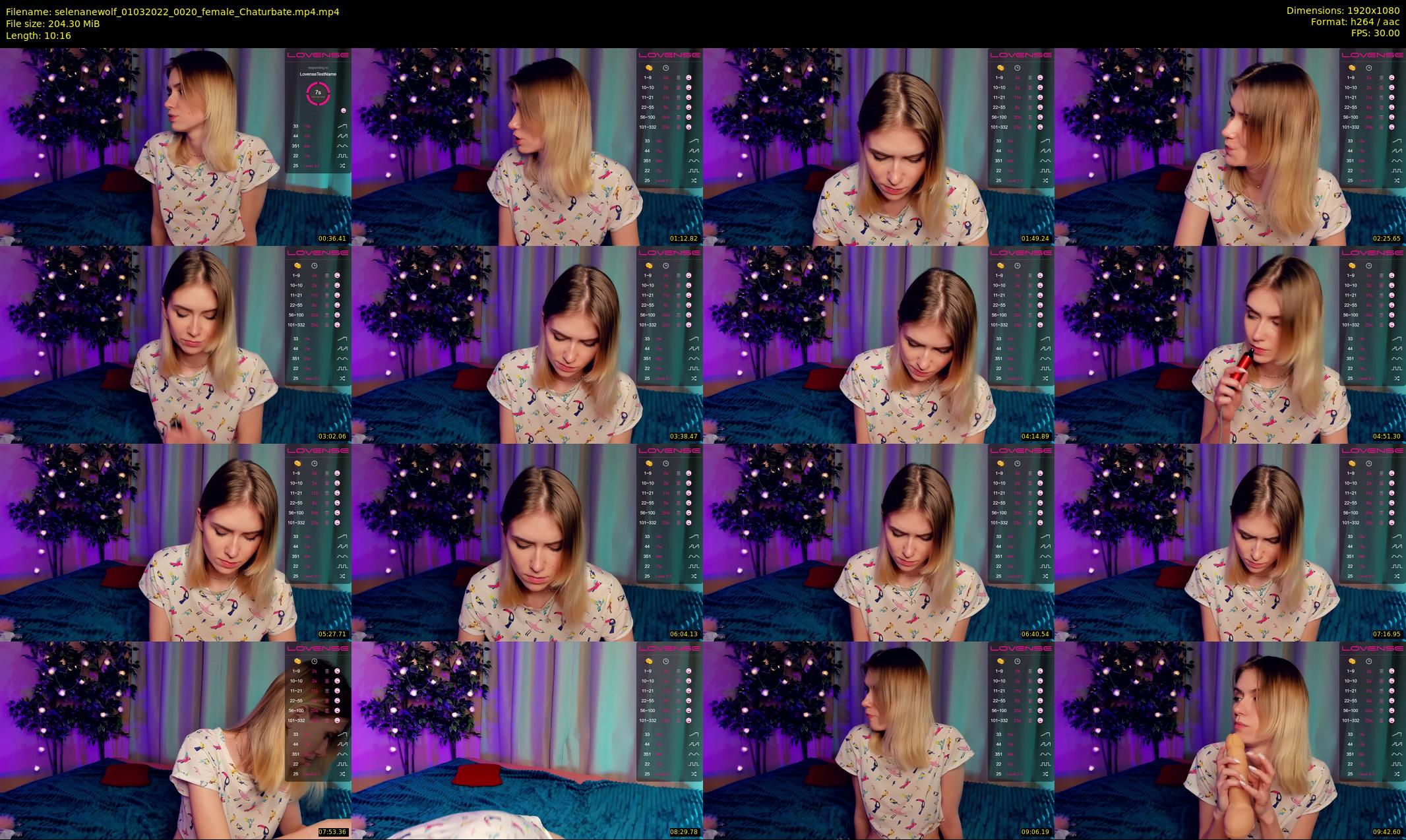 selenanewolf — 11 minute Chaturbate couple cam show recording, 1080p, Mar 1, 2022
