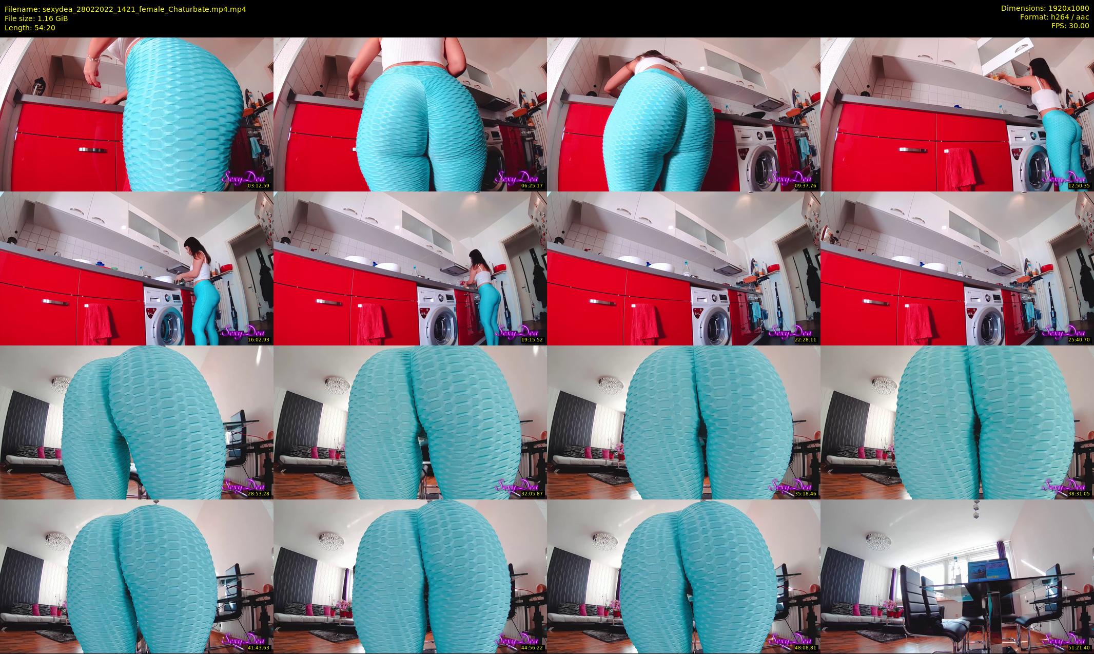 sexydea — 55 minute Chaturbate female cam show recording, 1080p, Feb 28, 2022