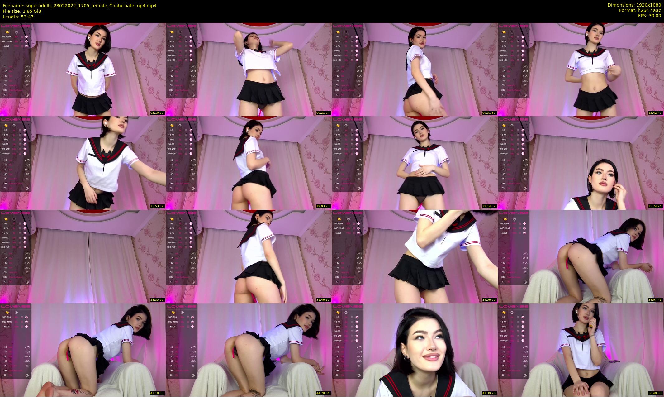 superbdolls — 54 minute Chaturbate couple cam show recording, 1080p, Feb 28, 2022