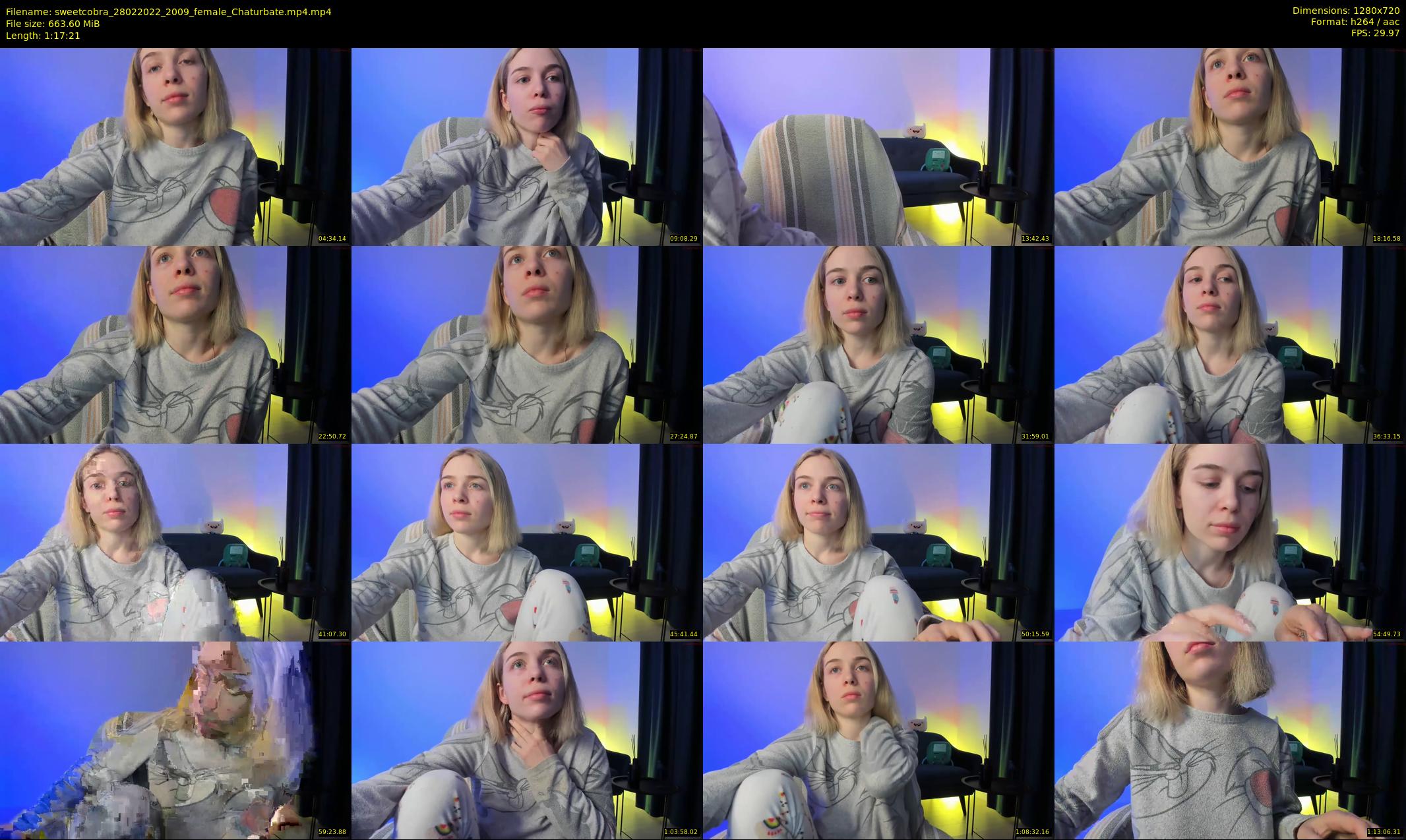 sweetcobra — 78 minute Chaturbate female cam show recording, 720p, Feb 28, 2022