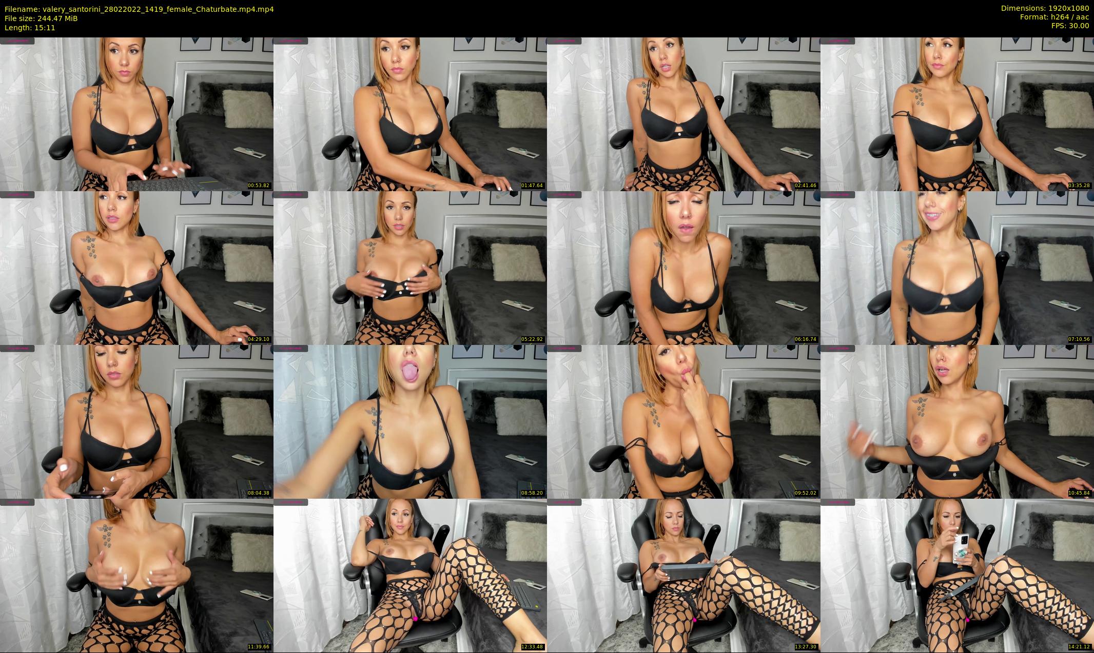 valery_santorini — 16 minute Chaturbate female cam show recording, 1080p, Feb 28, 2022