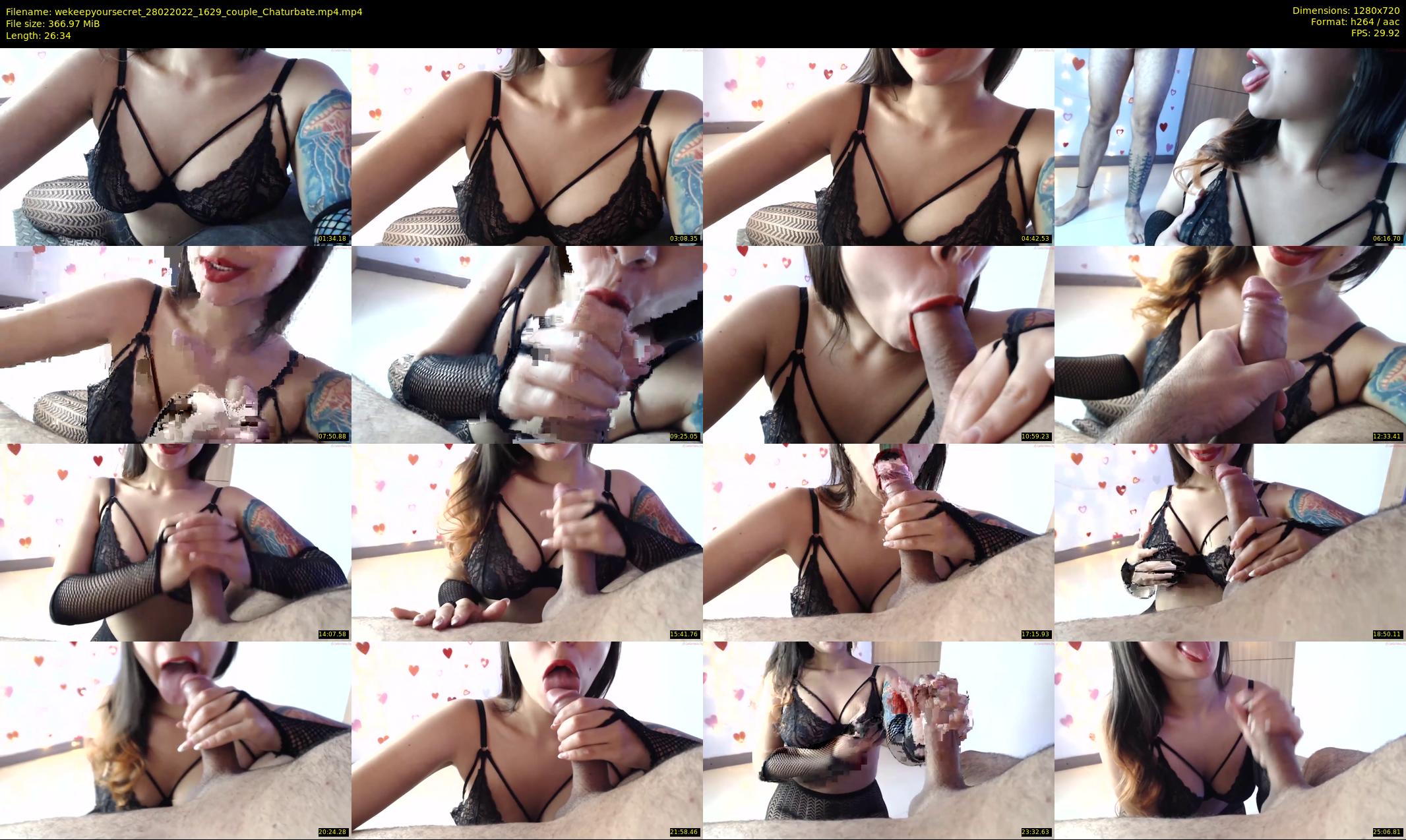 wekeepyoursecret — 27 minute Chaturbate couple cam show recording, 720p, Feb 28, 2022