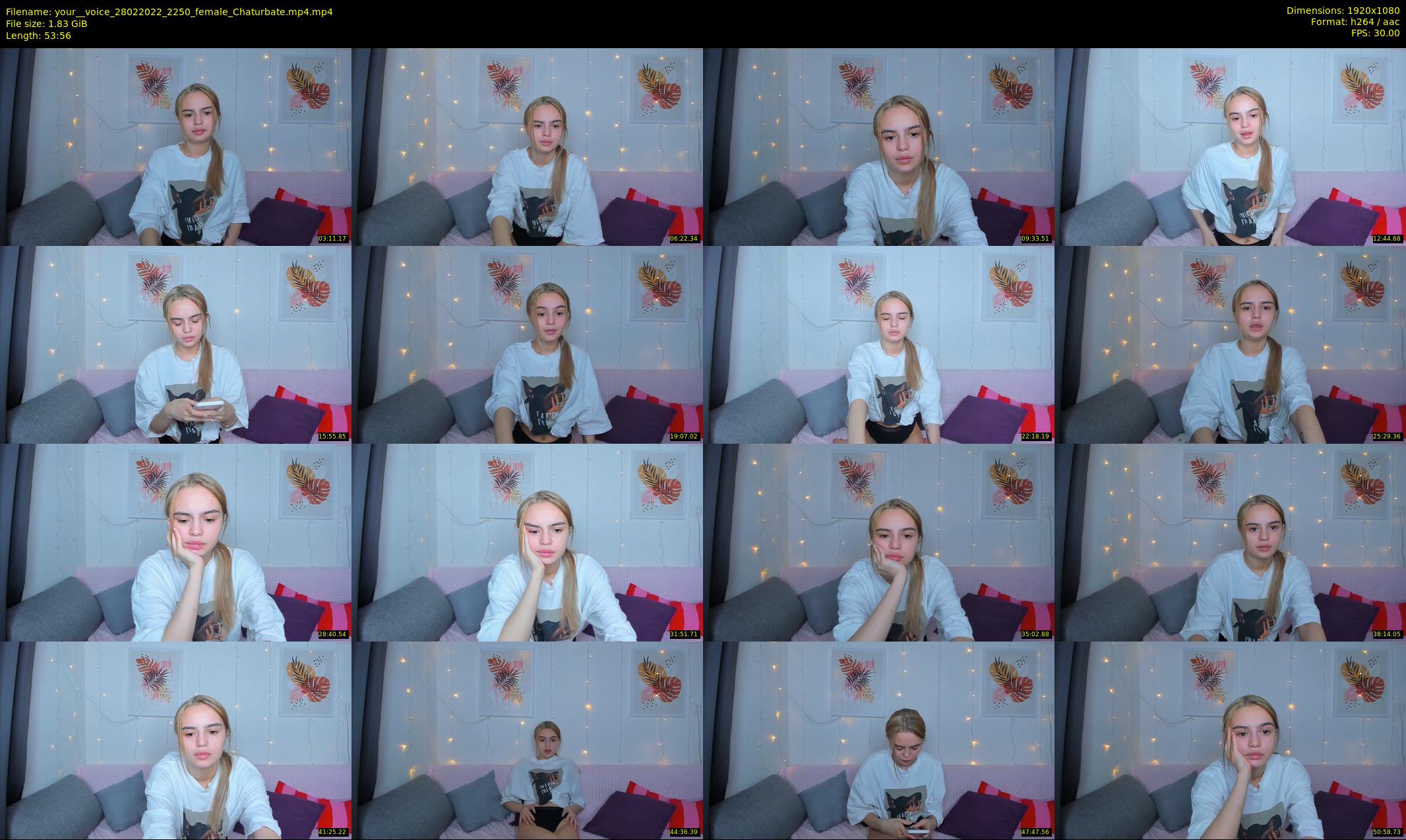 your__voice — 54 minute Chaturbate female cam show recording, 1080p, Feb 28, 2022