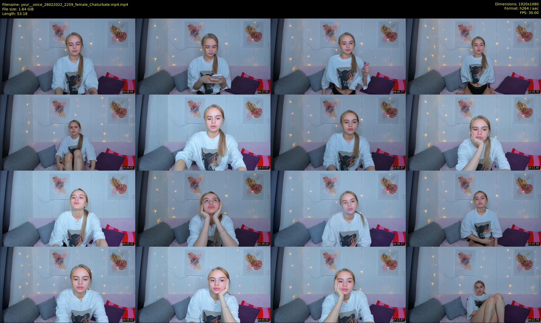 your__voice — 54 minute Chaturbate female cam show recording, 1080p, Feb 28, 2022