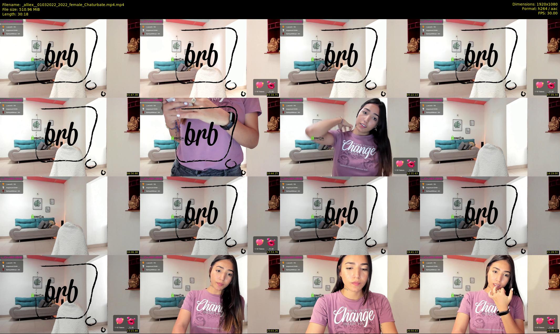 _alliex_ — 31 minute Chaturbate female cam show recording, 1080p, Mar 1, 2022