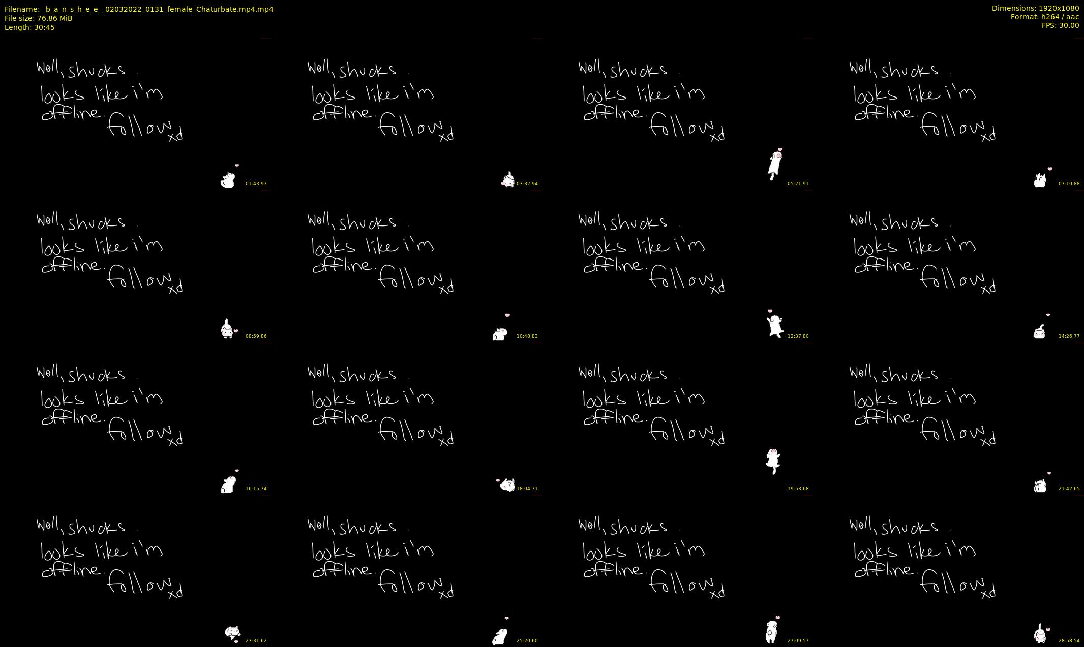 _b_a_n_s_h_e_e_ — 31 minute Chaturbate female cam show recording, 1080p, Mar 2, 2022