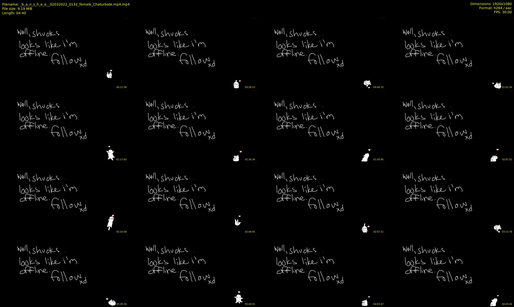 _b_a_n_s_h_e_e_ — 5 minute Chaturbate female cam show recording, 1080p, Mar 2, 2022