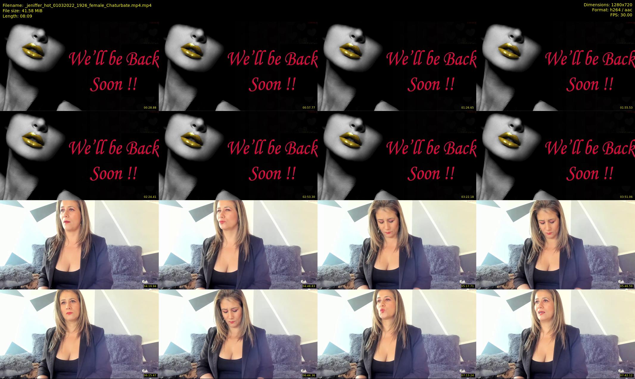 _jeniffer_hot — 9 minute Chaturbate female cam show recording, 720p, Mar 1, 2022