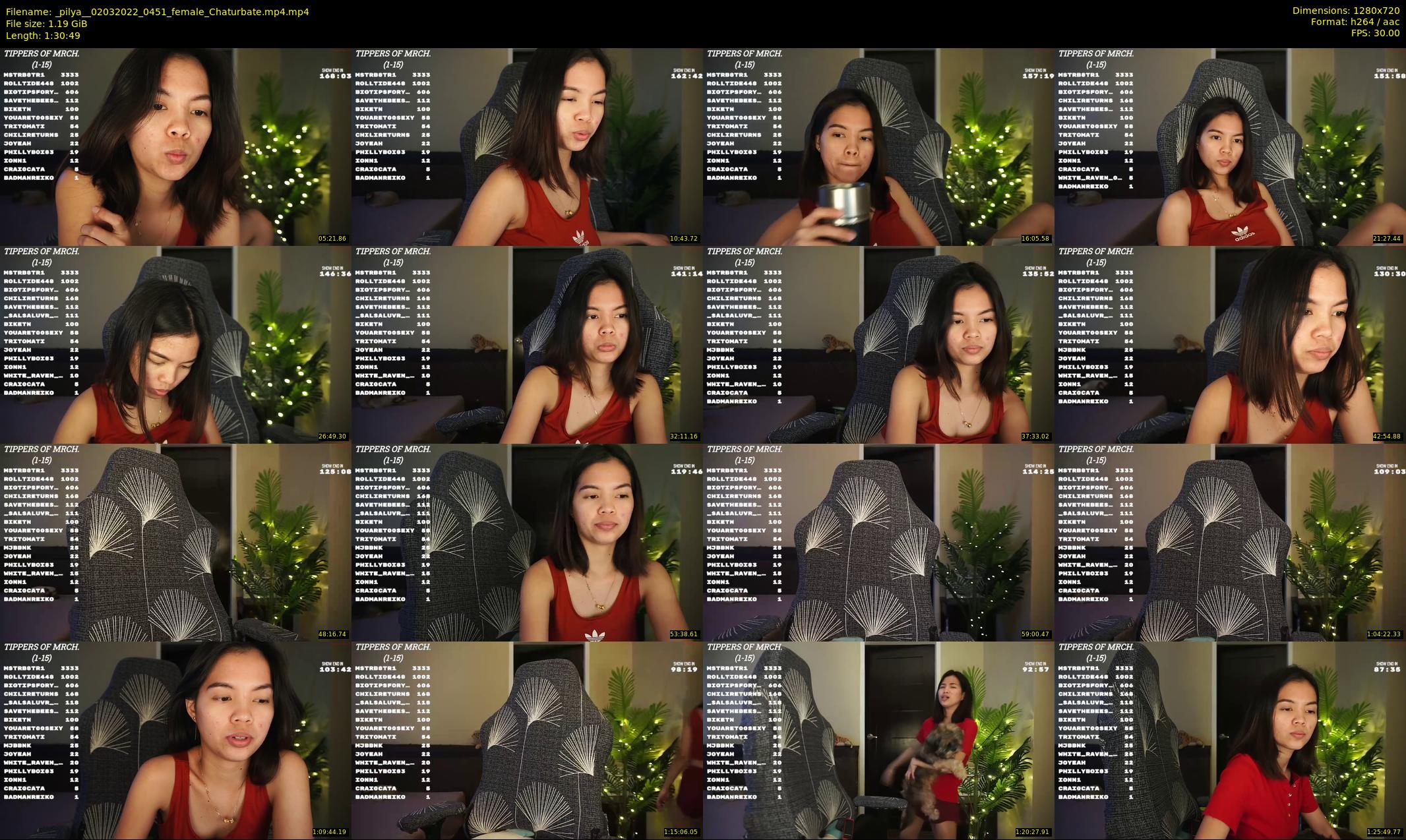 _pilya_ — 91 minute Chaturbate female cam show recording, 720p, Mar 2, 2022