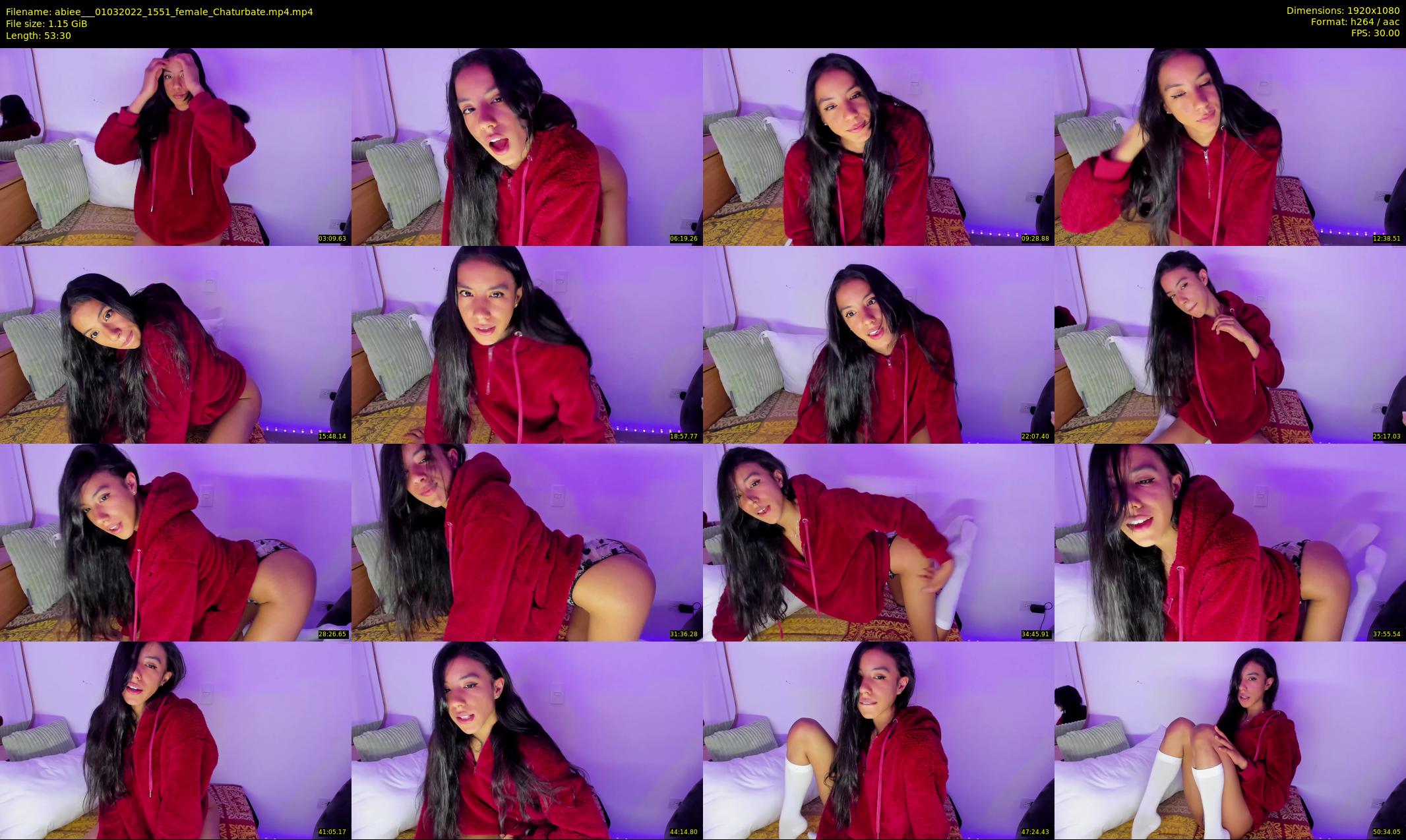 abiee__ — 54 minute Chaturbate female cam show recording, 1080p, Mar 1, 2022