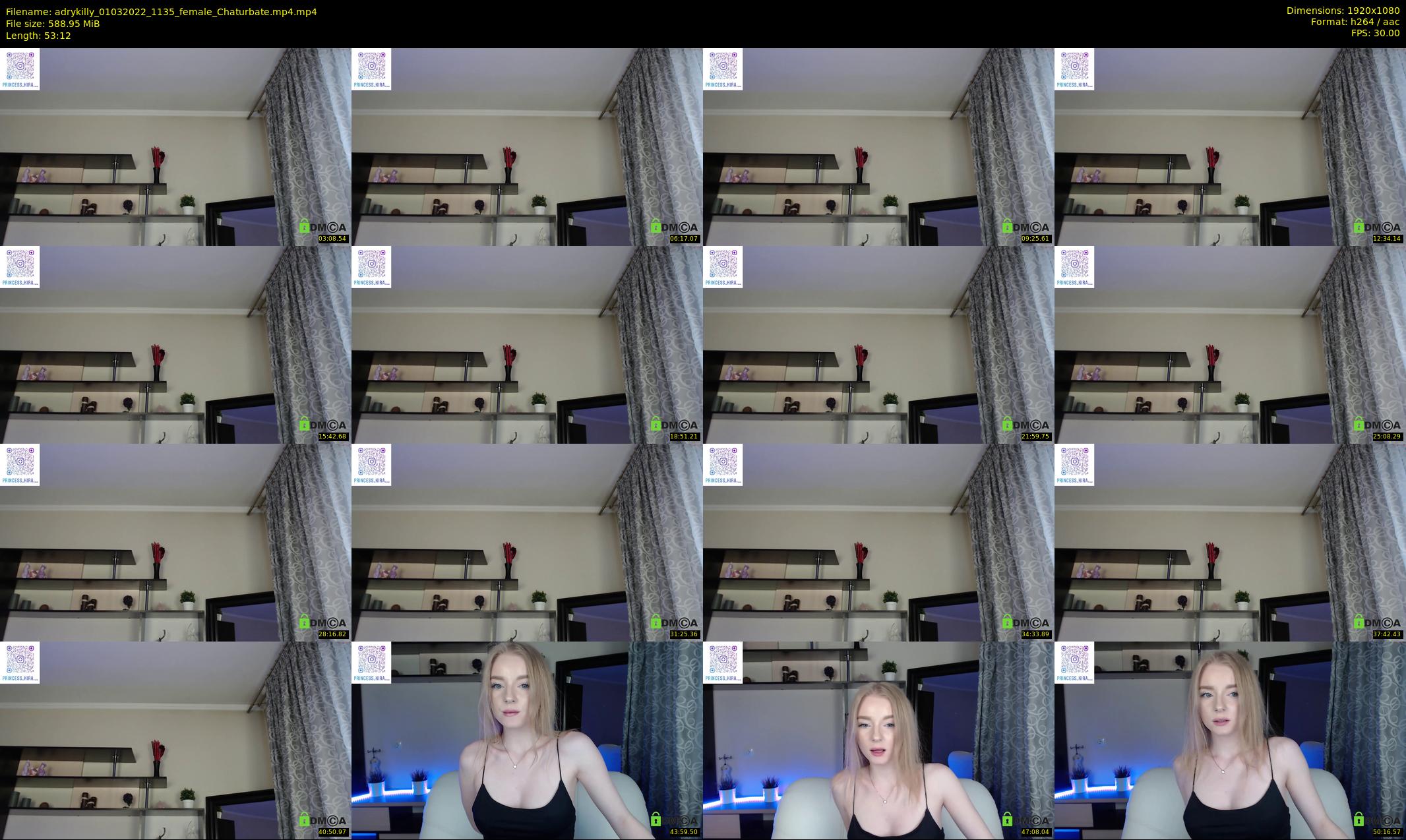 adrykilly — 54 minute Chaturbate female cam show recording, 1080p, Mar 1, 2022