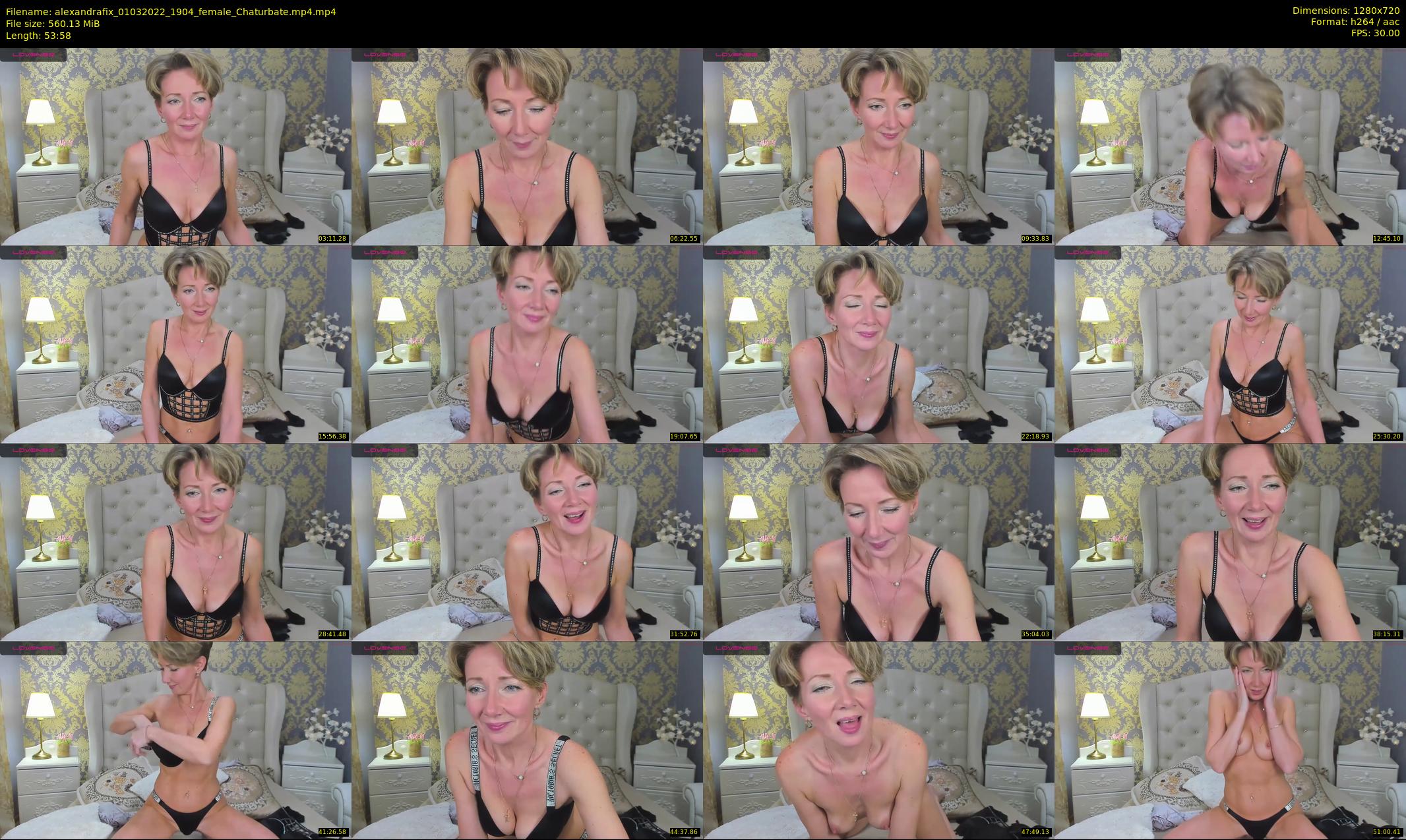alexandrafix — 54 minute Chaturbate female cam show recording, 720p, Mar 1, 2022
