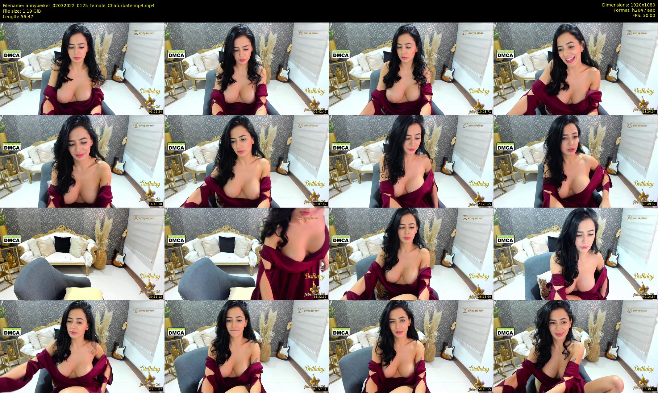 annybeiker — 57 minute Chaturbate female cam show recording, 1080p, Mar 2, 2022