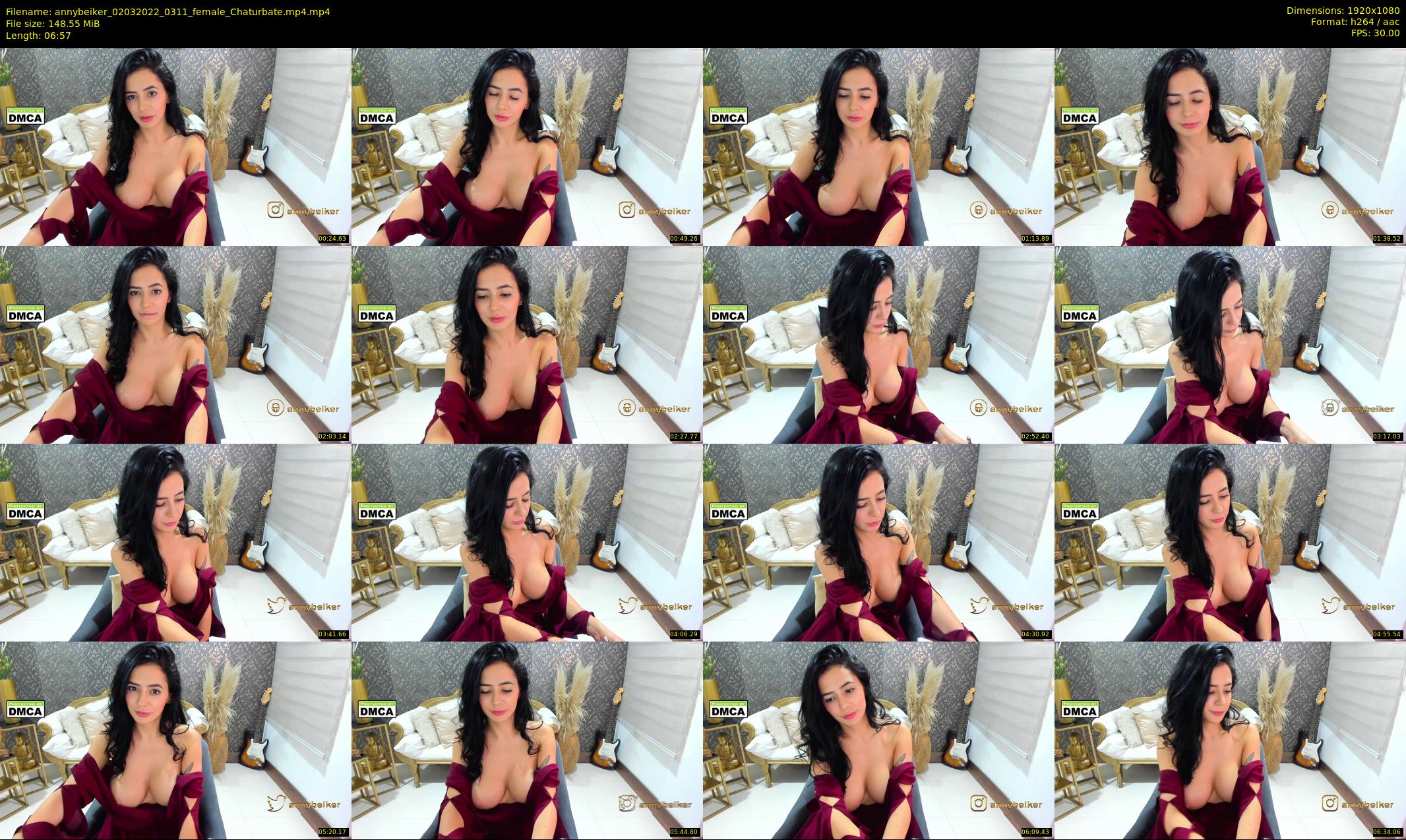 annybeiker — 7 minute Chaturbate female cam show recording, 1080p, Mar 2, 2022