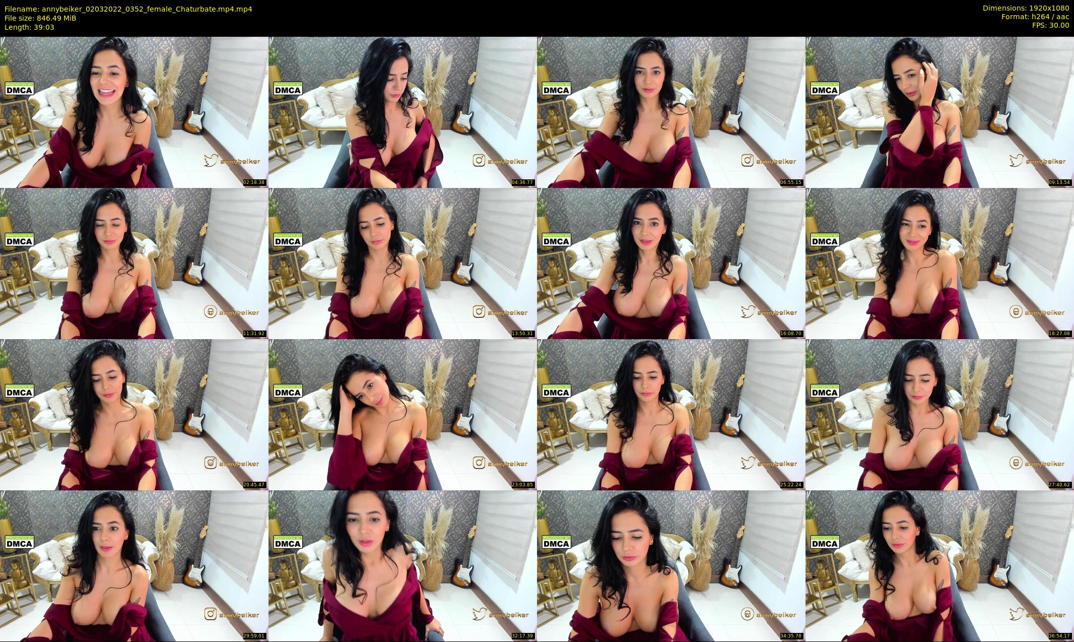 annybeiker — 40 minute Chaturbate female cam show recording, 1080p, Mar 2, 2022