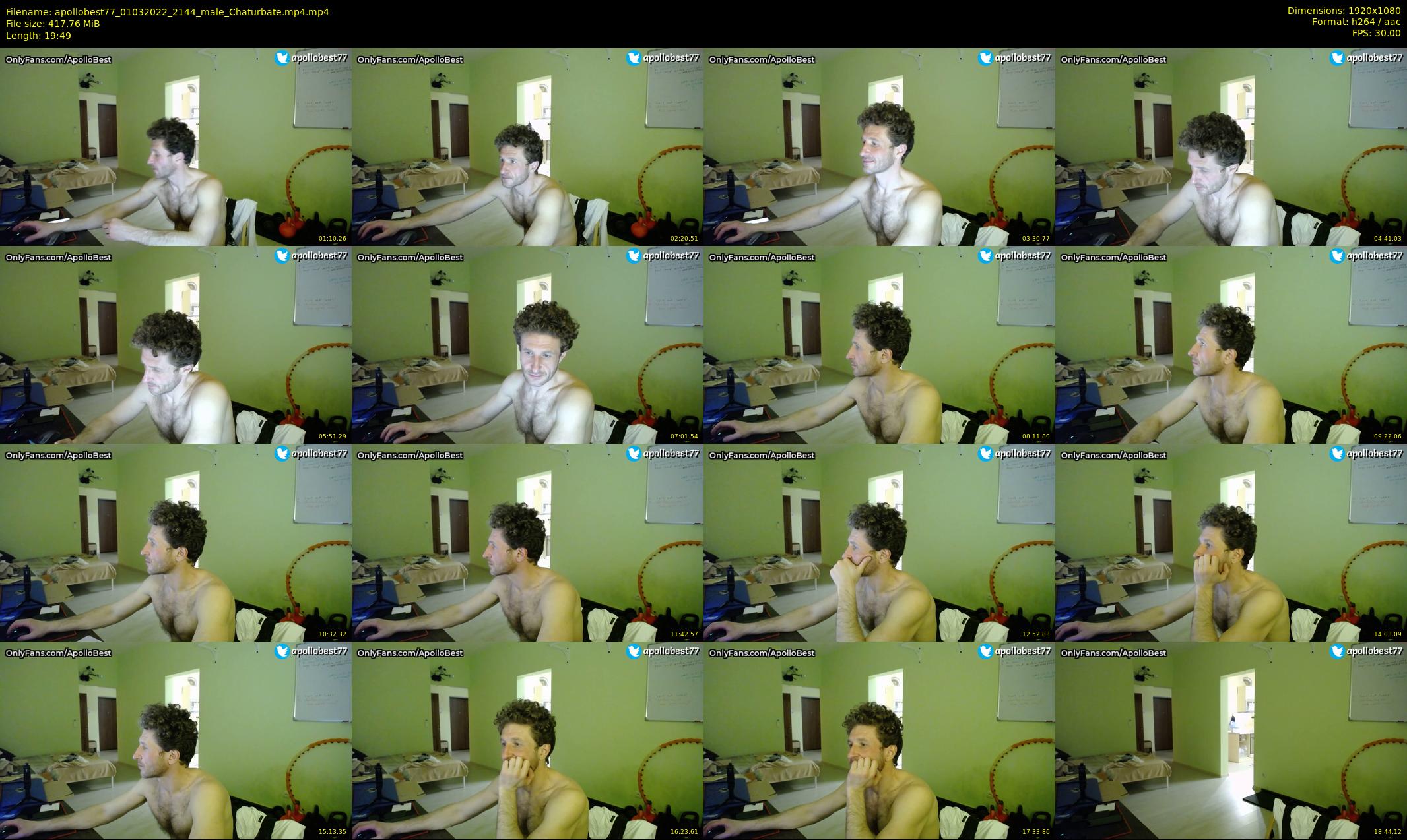 apollobest77 — 20 minute Chaturbate male cam show recording, 1080p, Mar 1, 2022