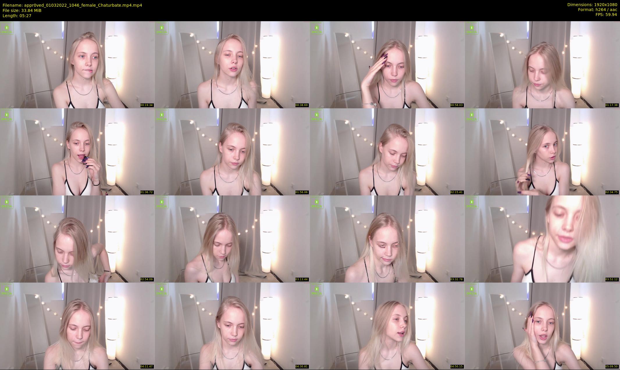 appr0ved — 6 minute Chaturbate female cam show recording, 1080p, Mar 1, 2022