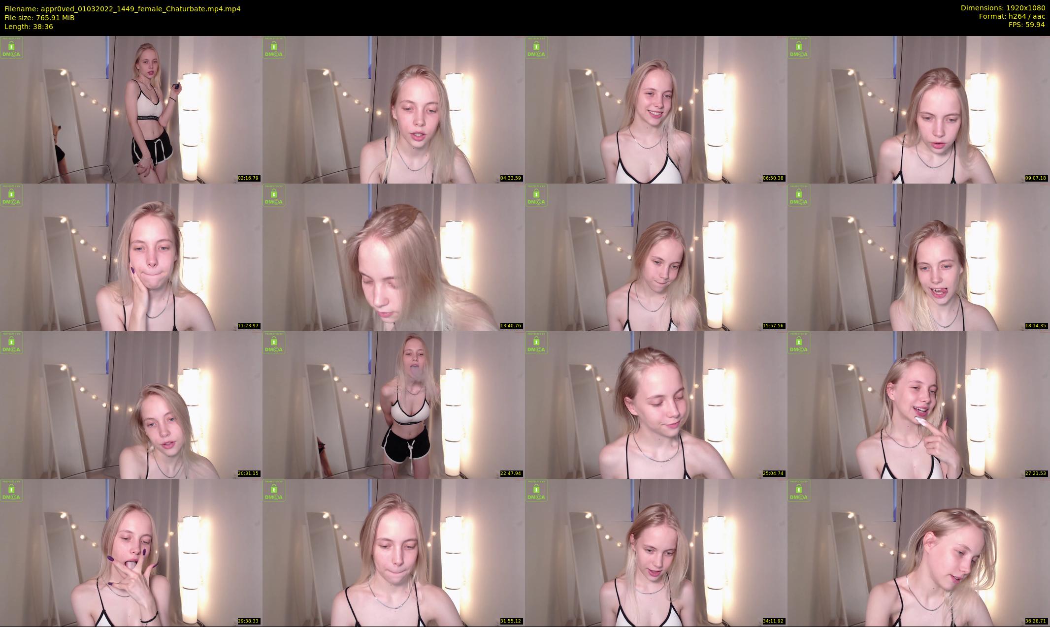 appr0ved — 39 minute Chaturbate female cam show recording, 1080p, Mar 1, 2022