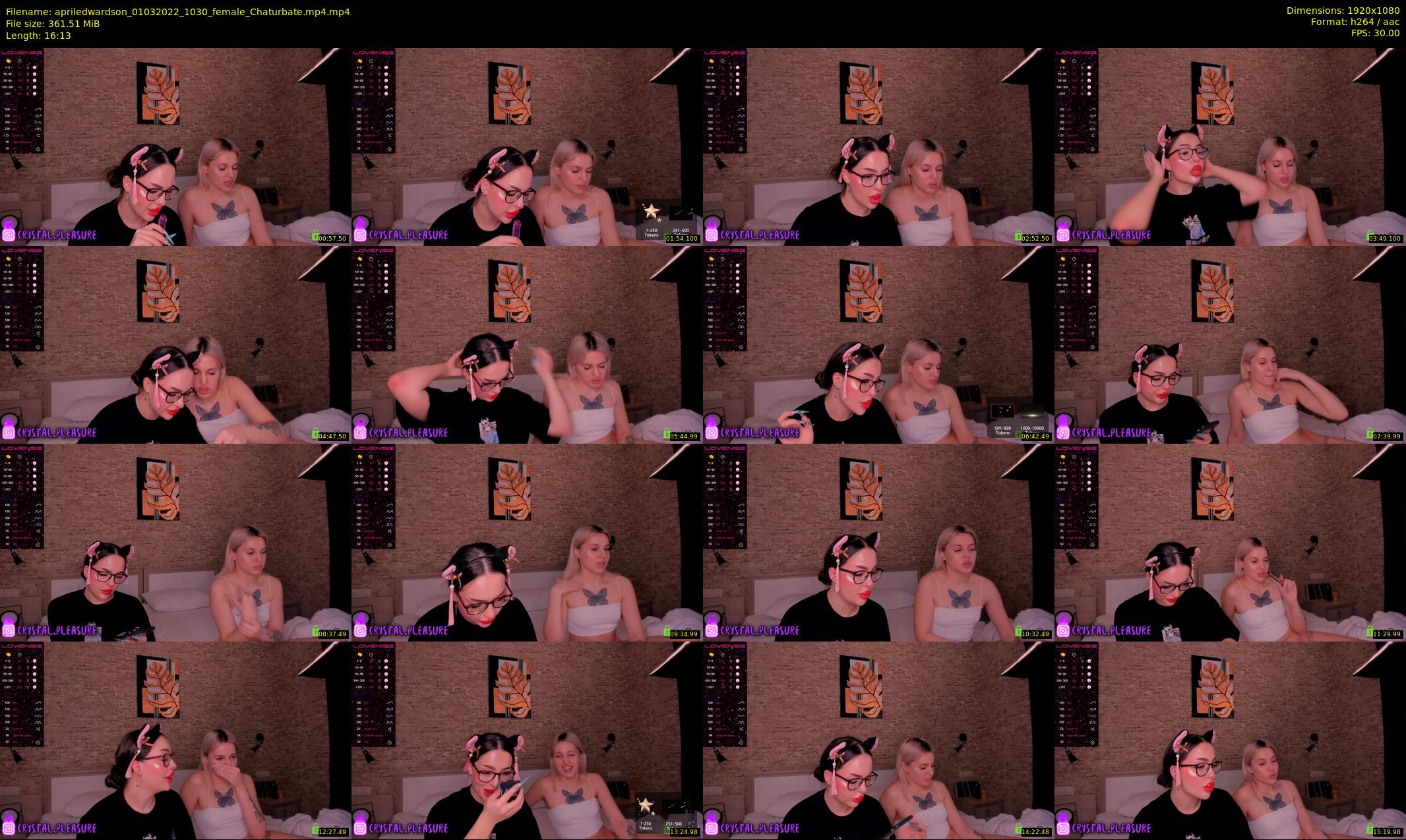 apriledwardson — 17 minute Chaturbate couple cam show recording, 1080p, Mar 1, 2022