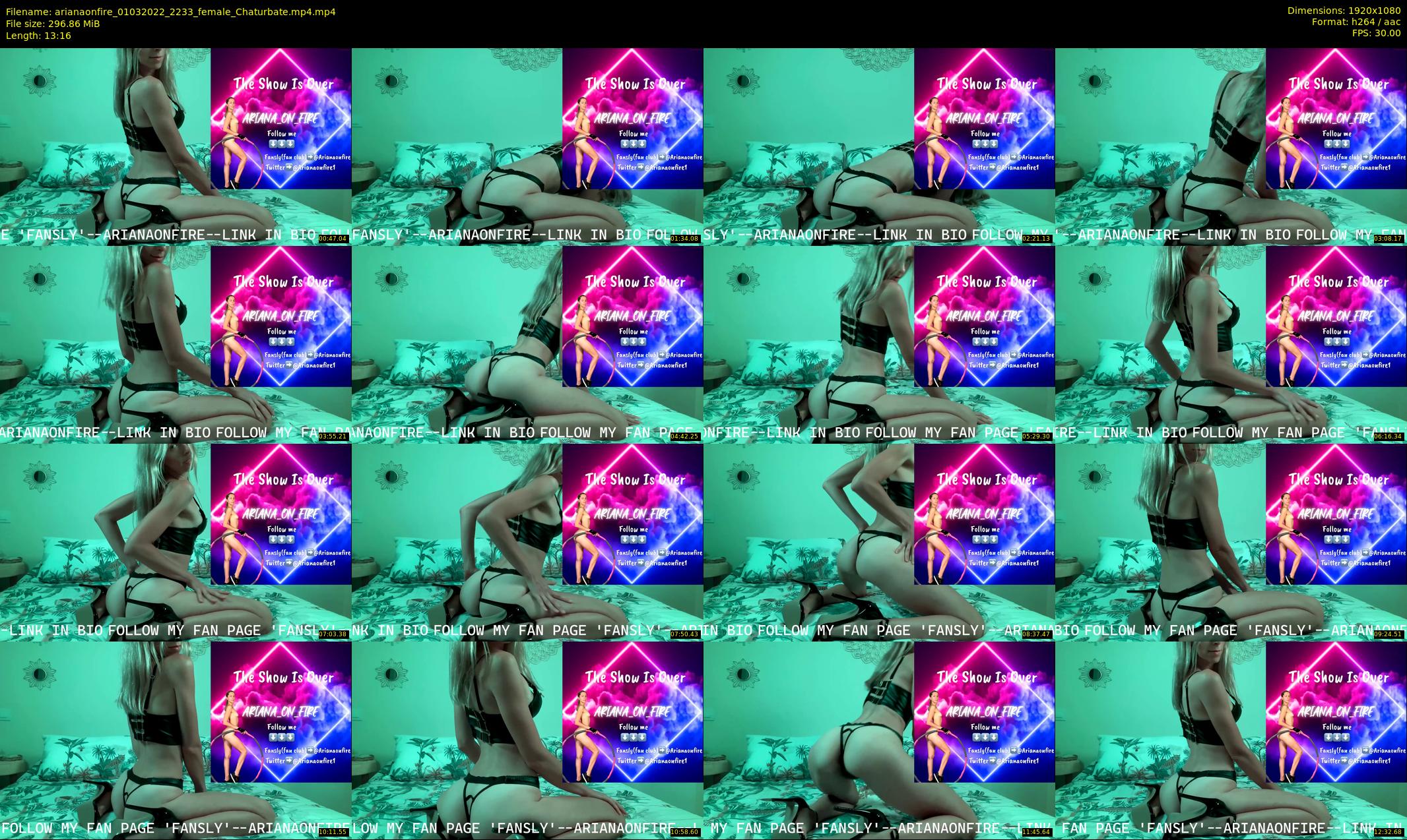 arianaonfire — 14 minute Chaturbate couple cam show recording, 1080p, Mar 1, 2022
