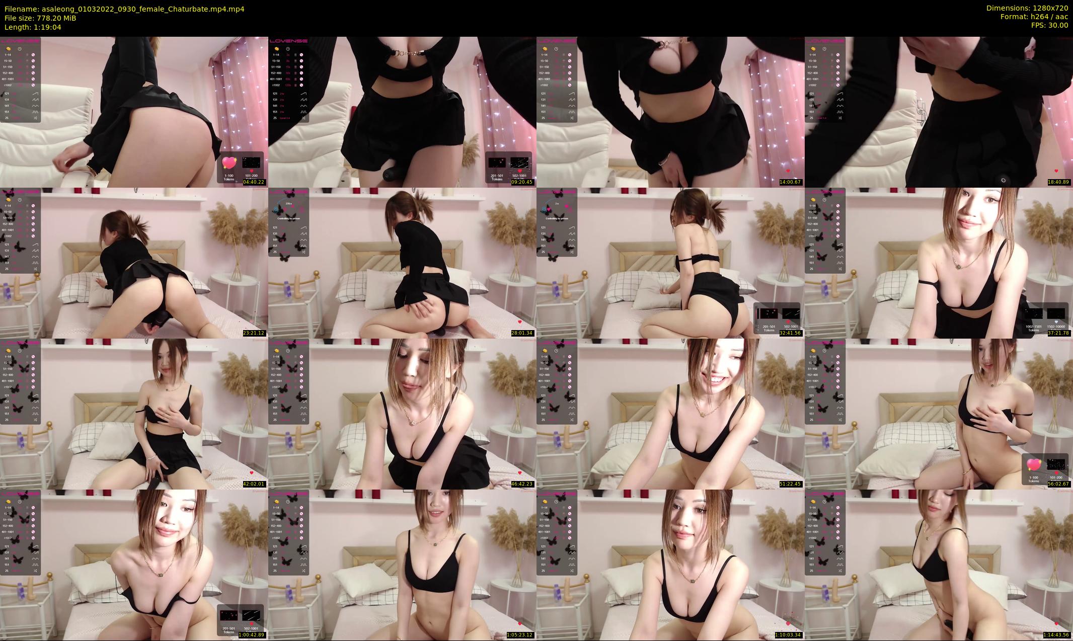 asaleong — 80 minute Chaturbate female cam show recording, 720p, Mar 1, 2022